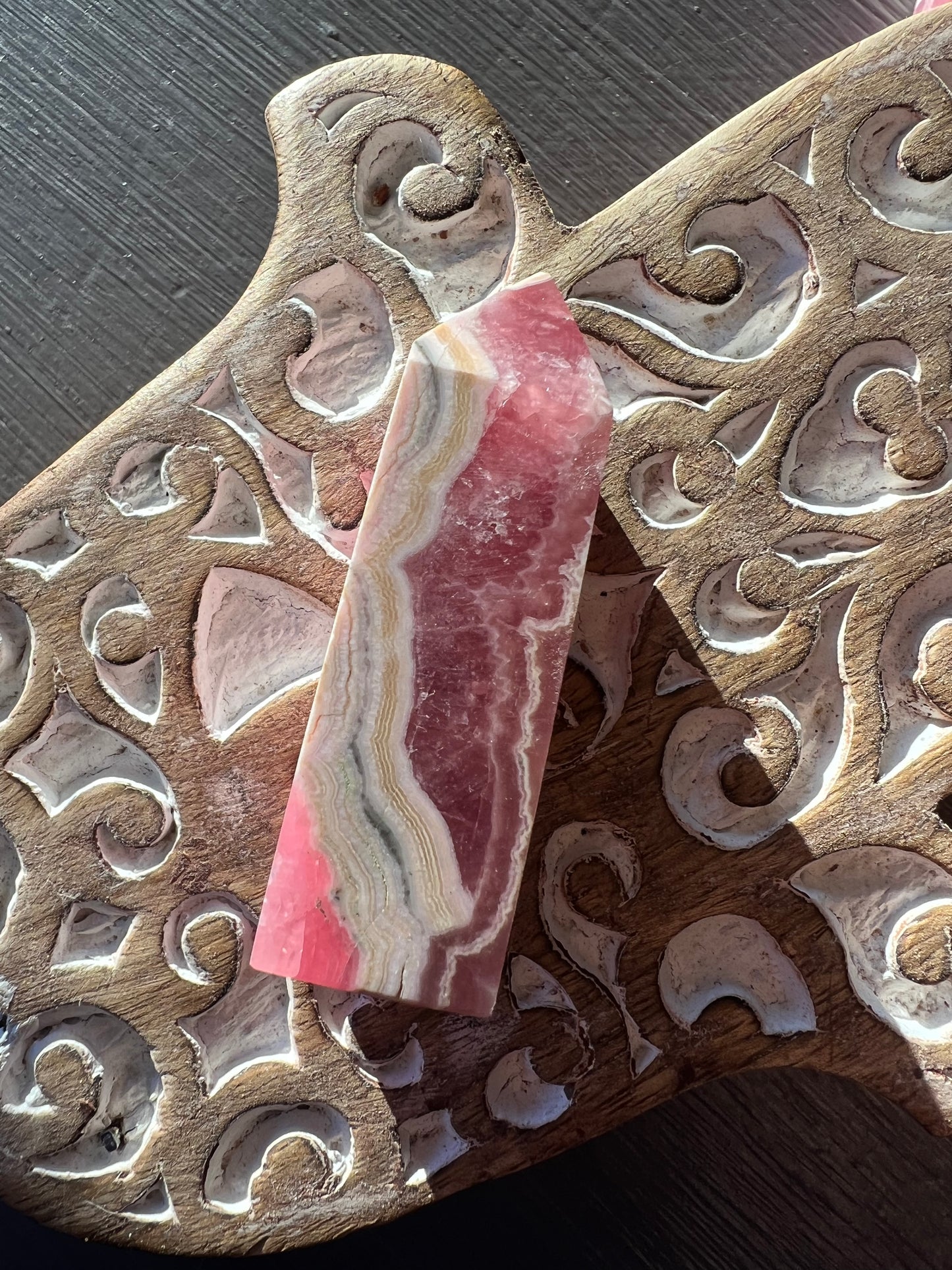 Rhodochrosite Point, High Grade