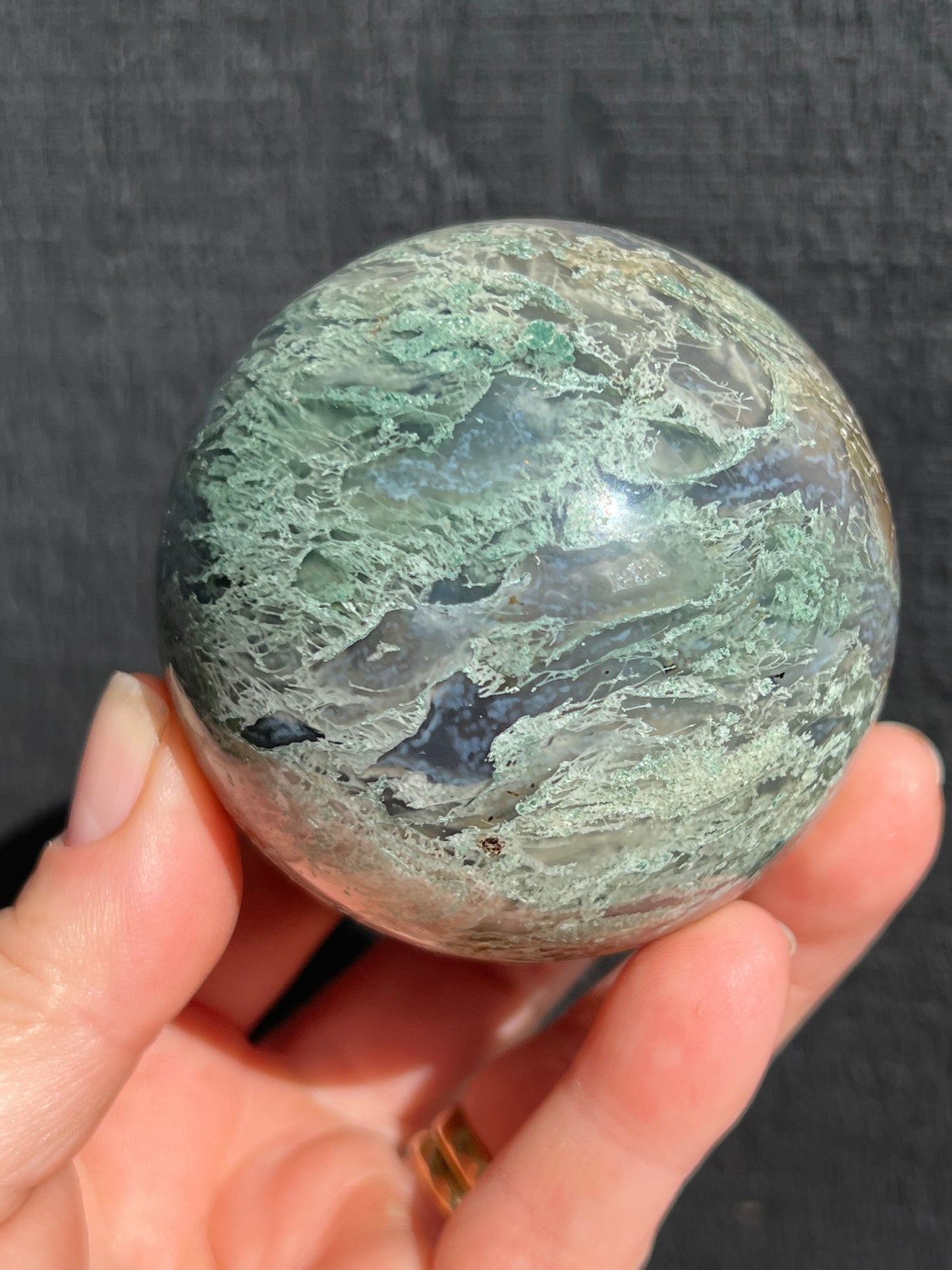 Moss Agate Sphere