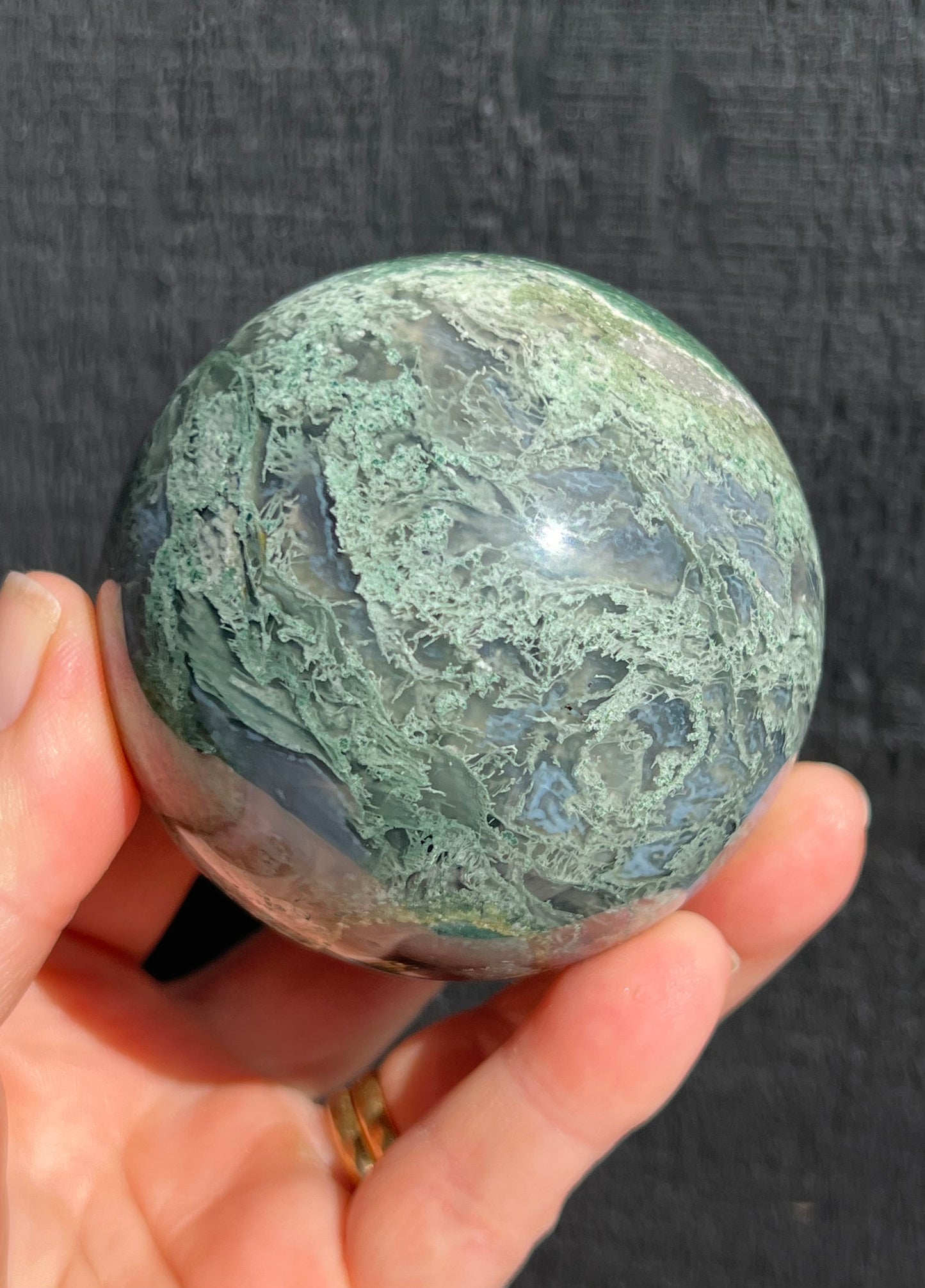 Moss Agate Sphere
