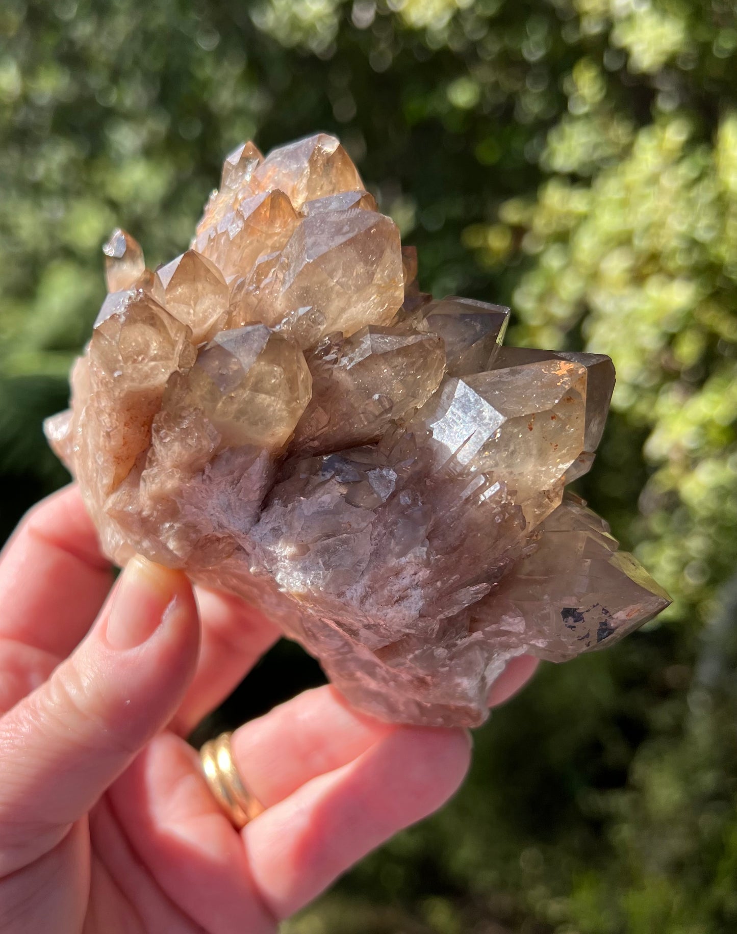 Kundalini Smoky Citrine Cluster