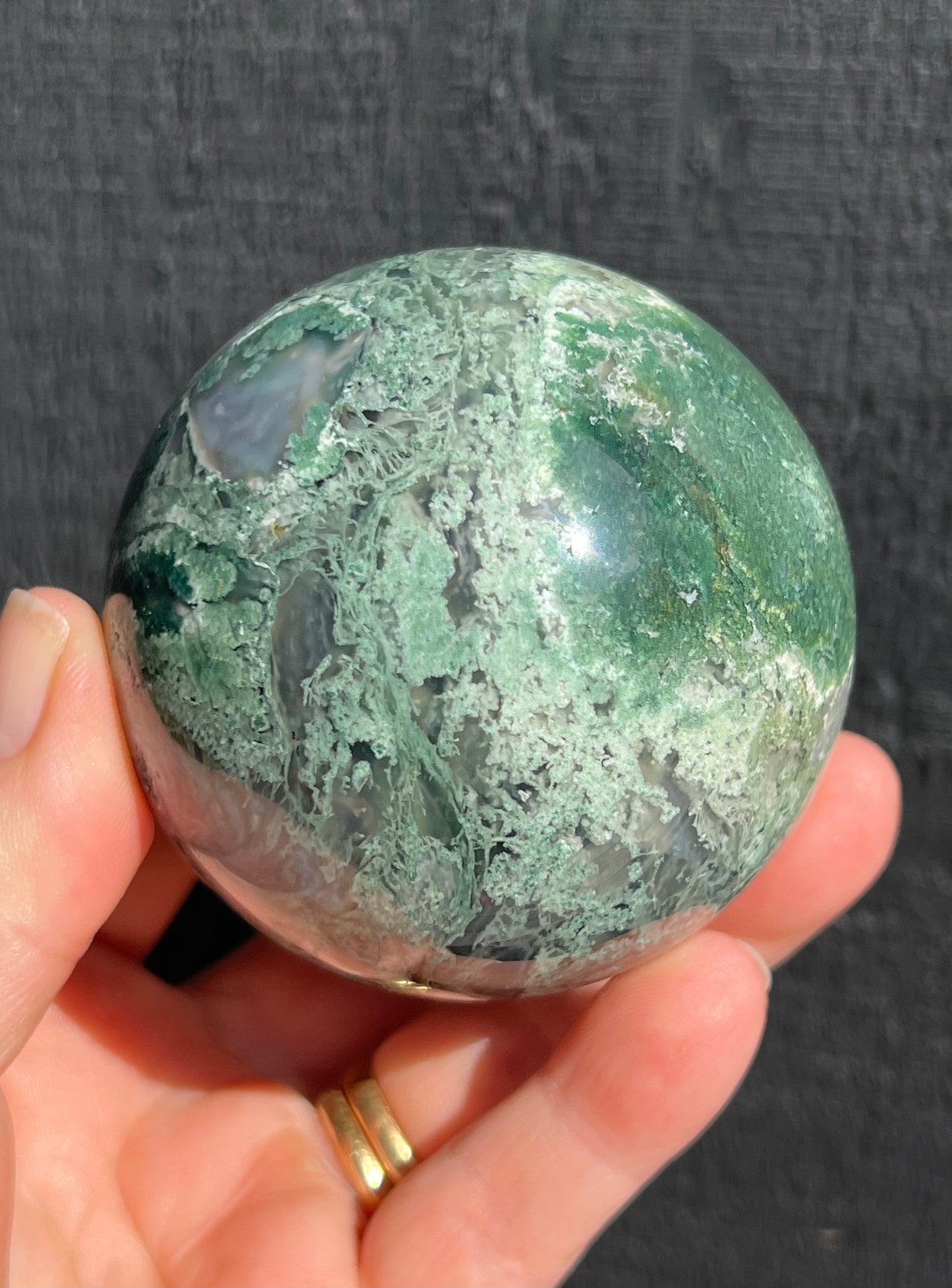 Moss Agate Sphere