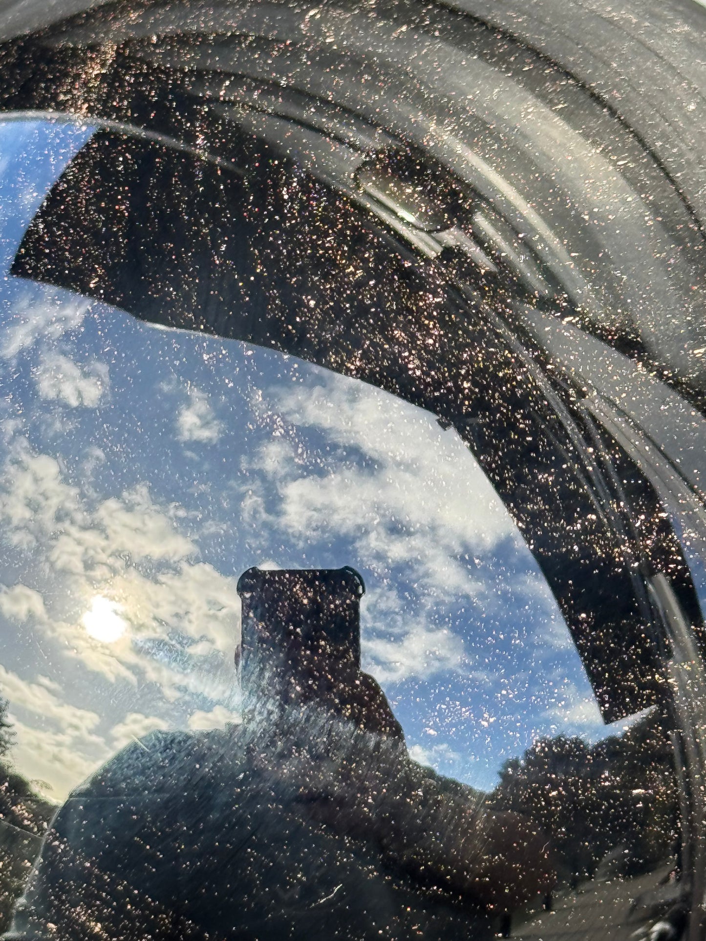 Silver Sheen Obsidian Sphere, Large