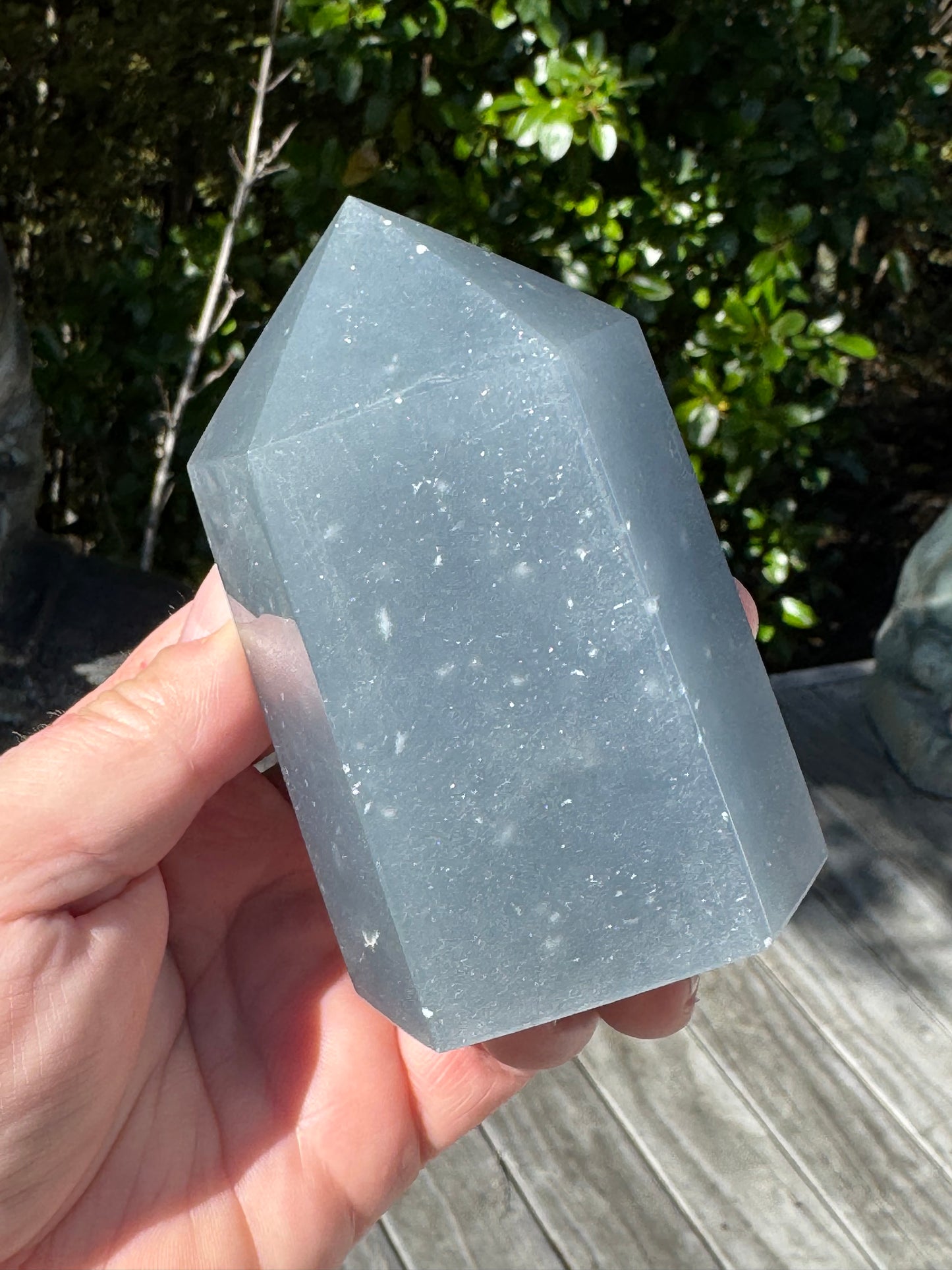 Angelite Tower, “Snowflake” - “Feather”