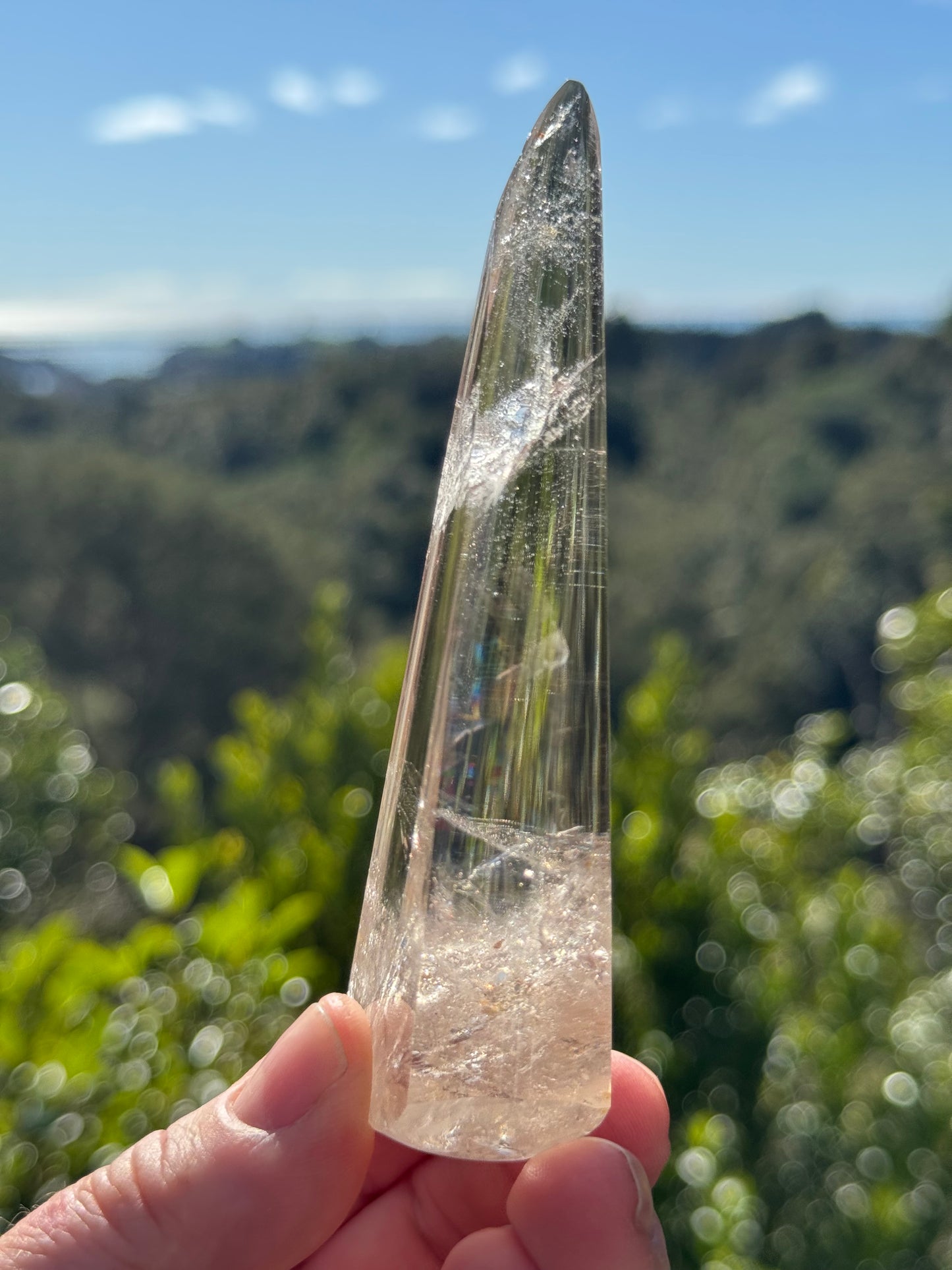 Smoky Quartz Teardrop on stand