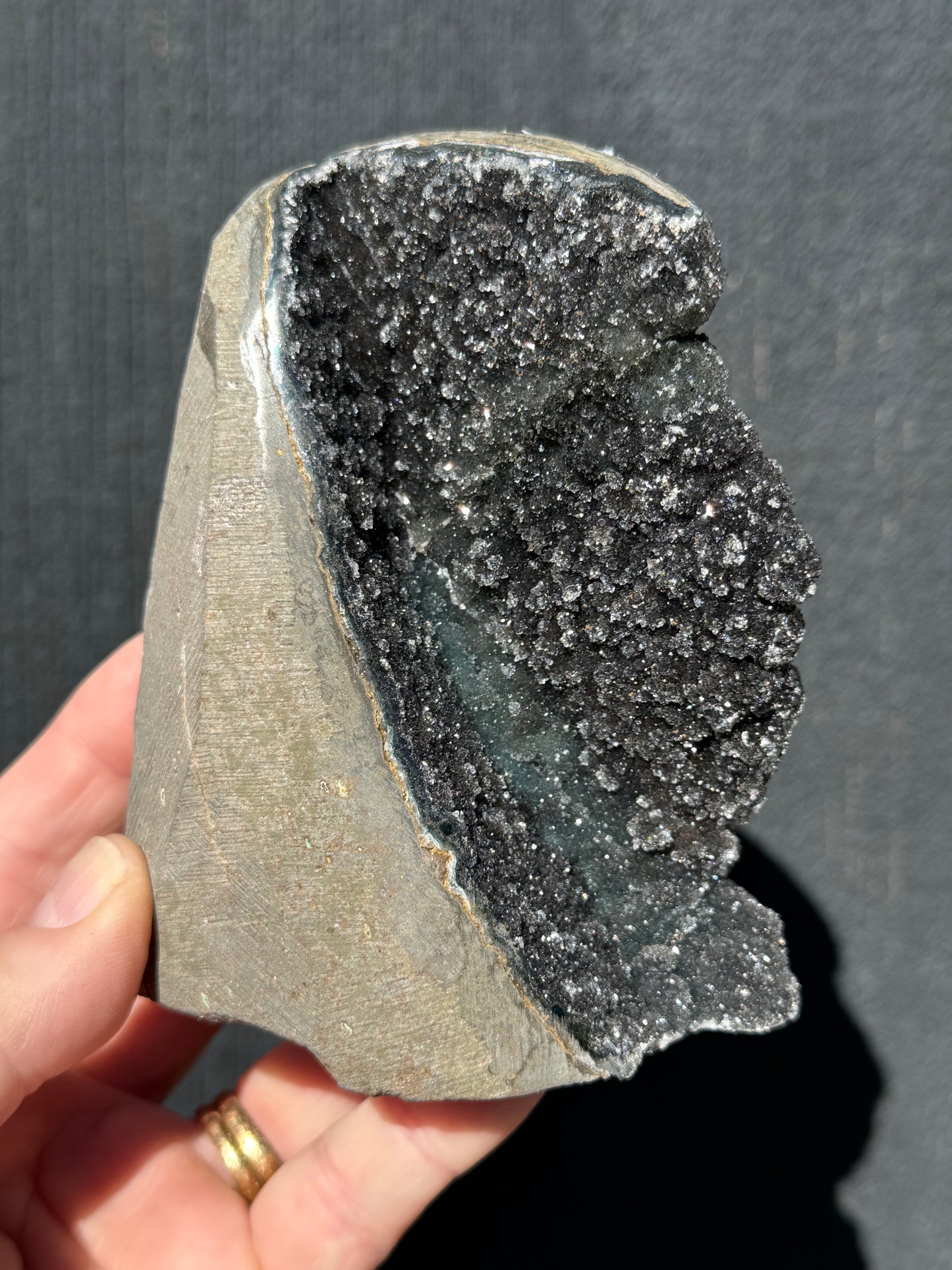 Black Amethyst Free form