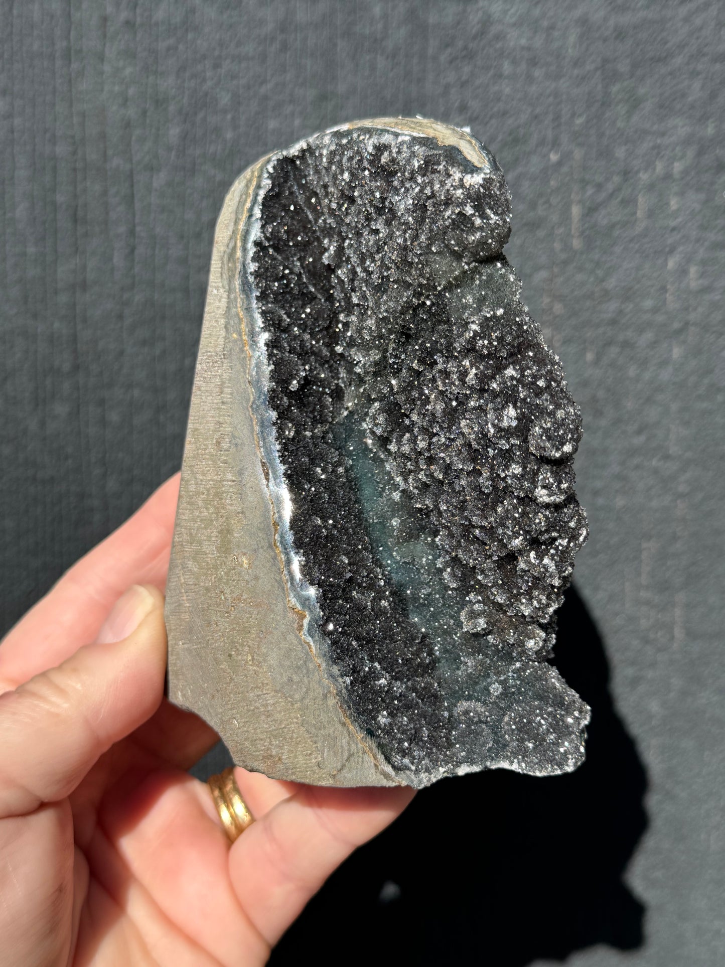 Black Amethyst Free form