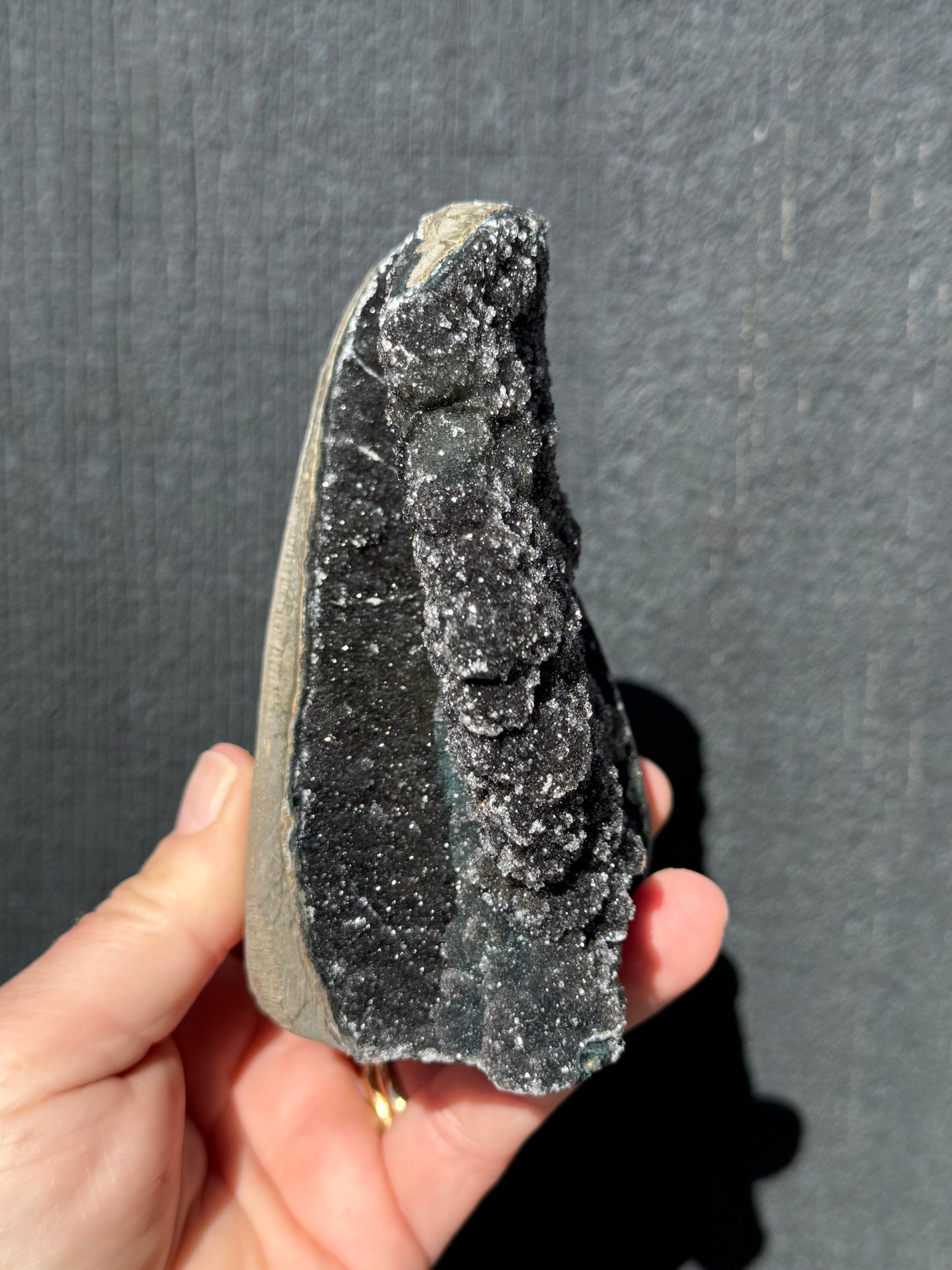 Black Amethyst Free form