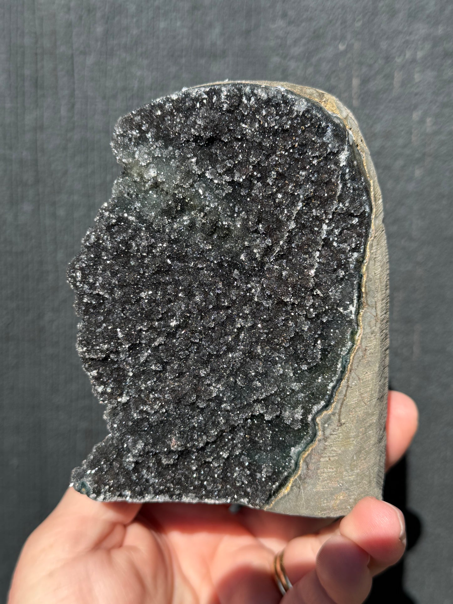 Black Amethyst Free form