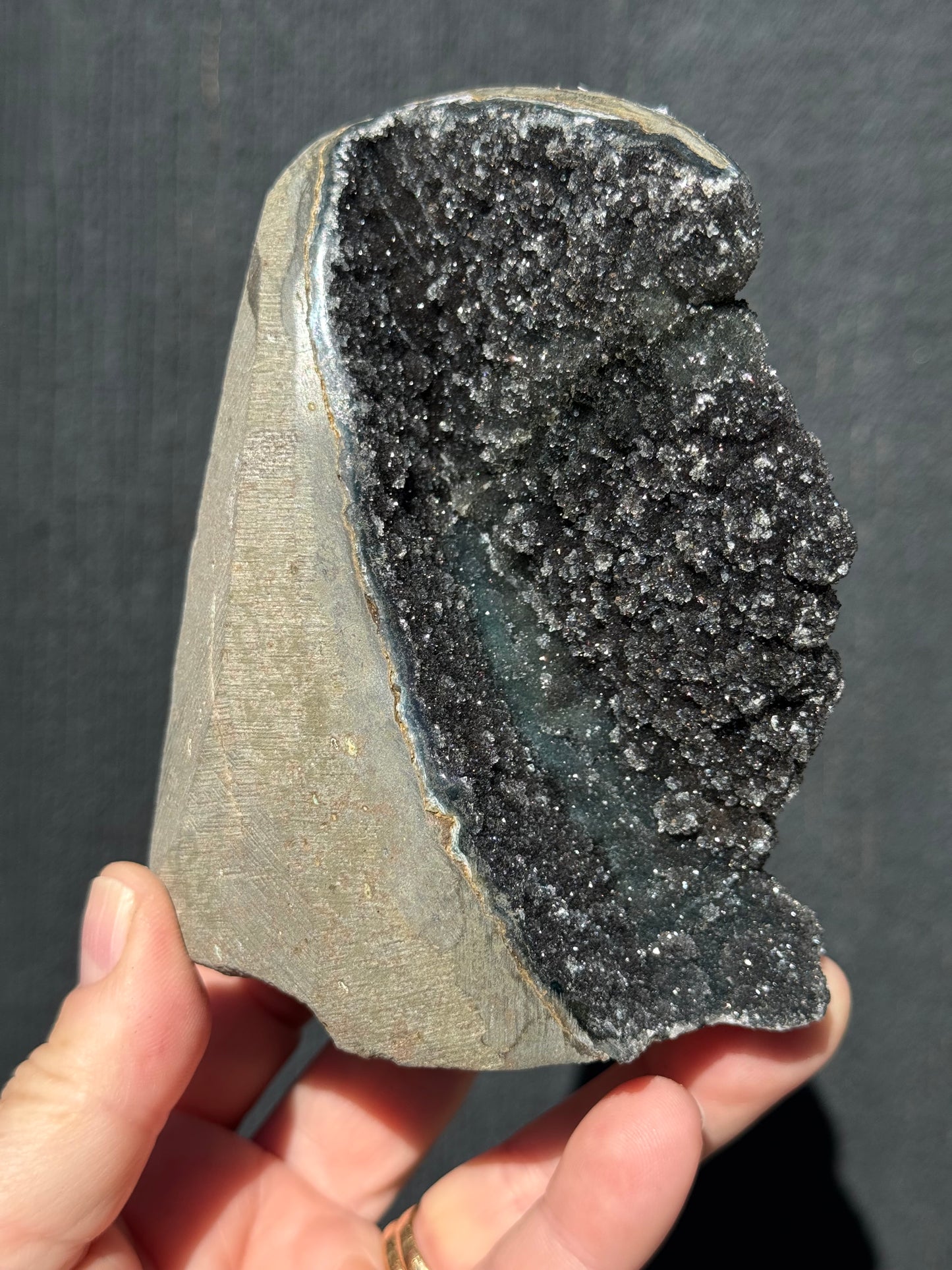 Black Amethyst Free form