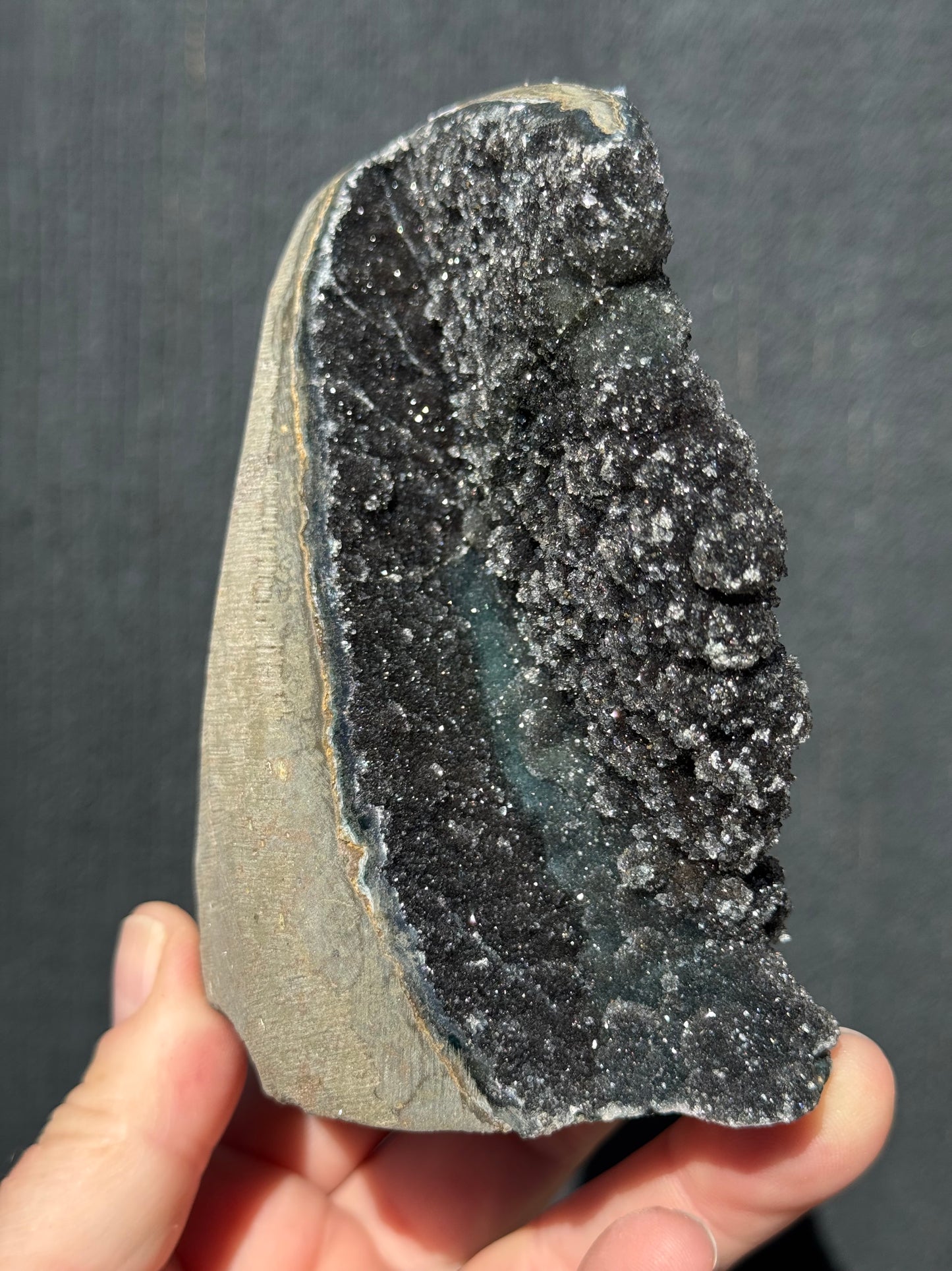 Black Amethyst Free form
