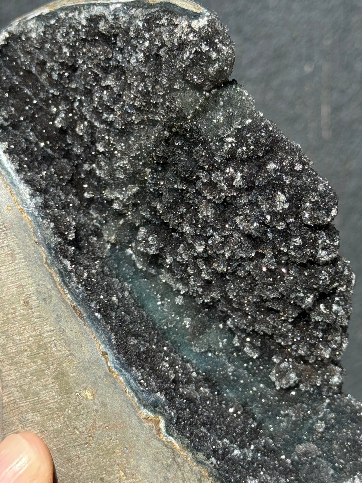 Black Amethyst Free form