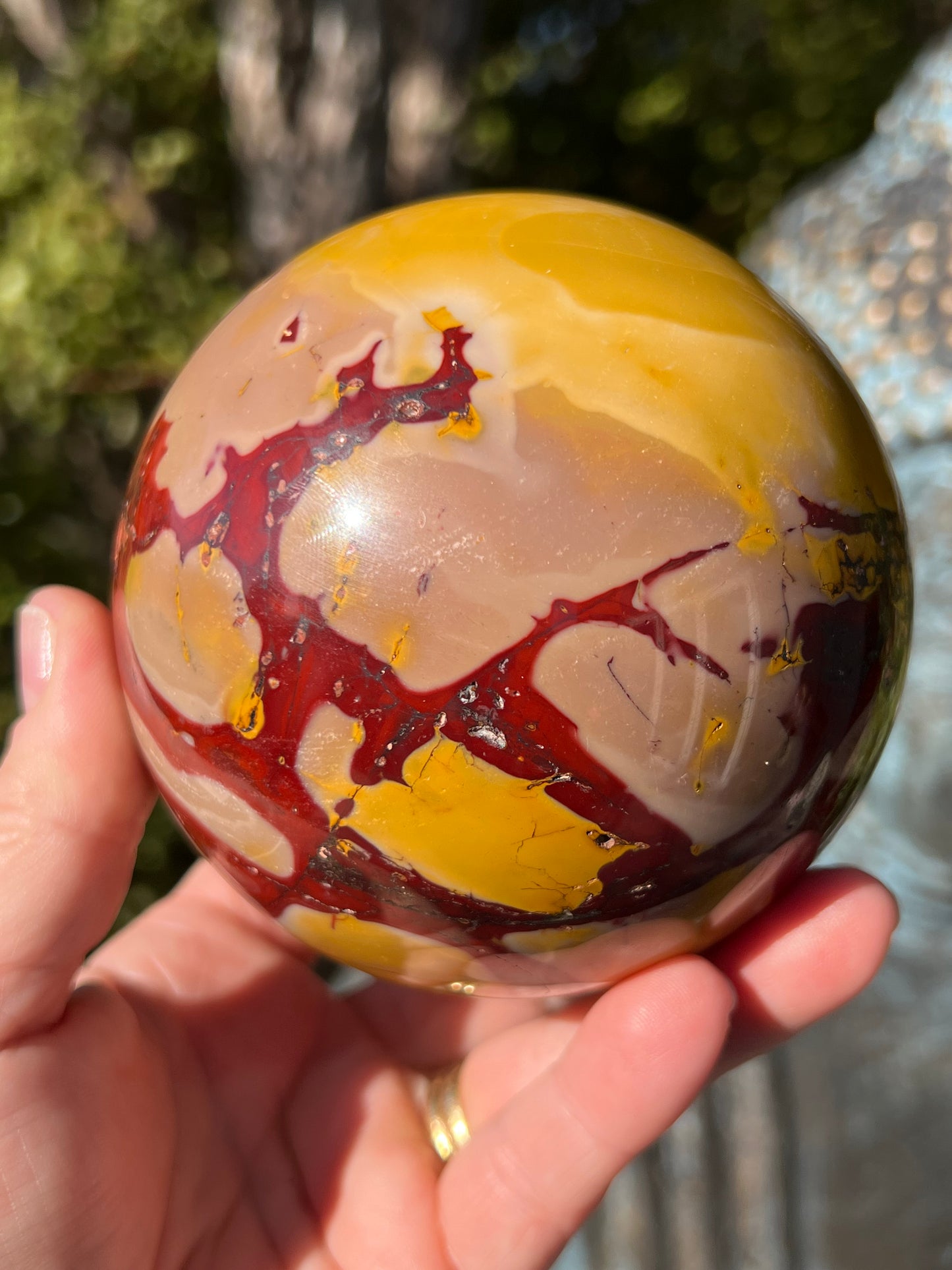 Black Moonstone Sphere