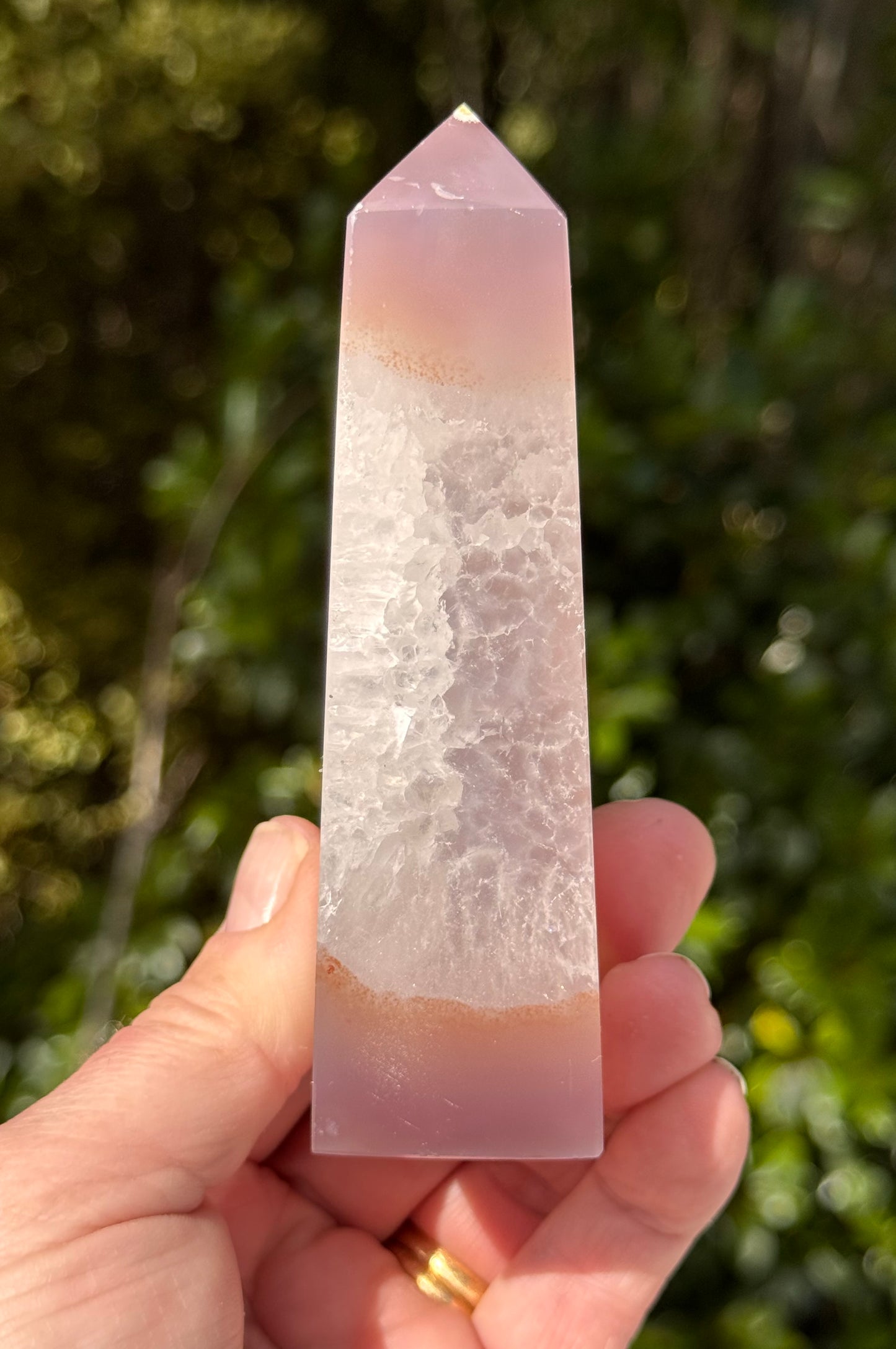 Druzy Agate Obelisk