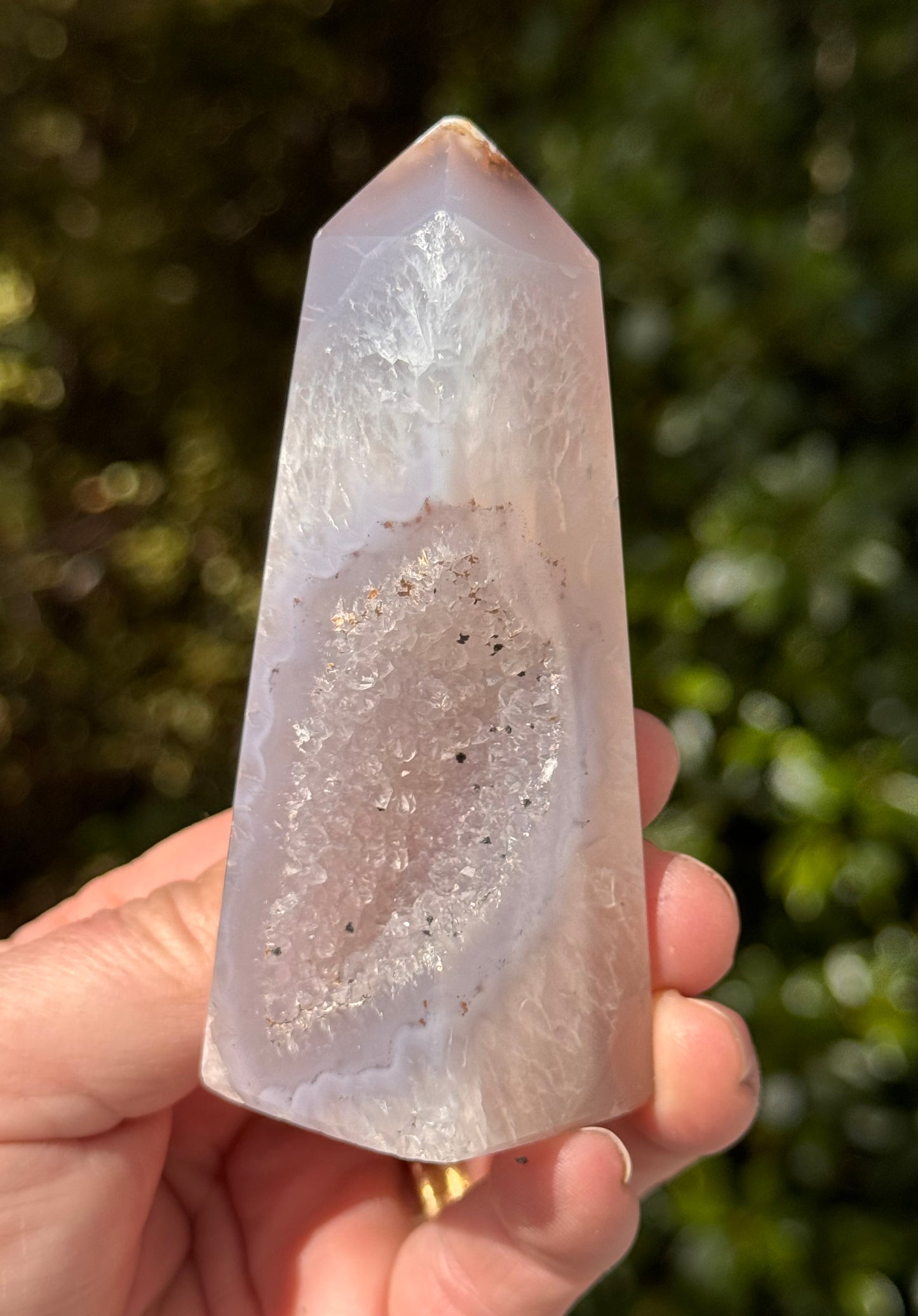 Druzy Agate Obelisk 2