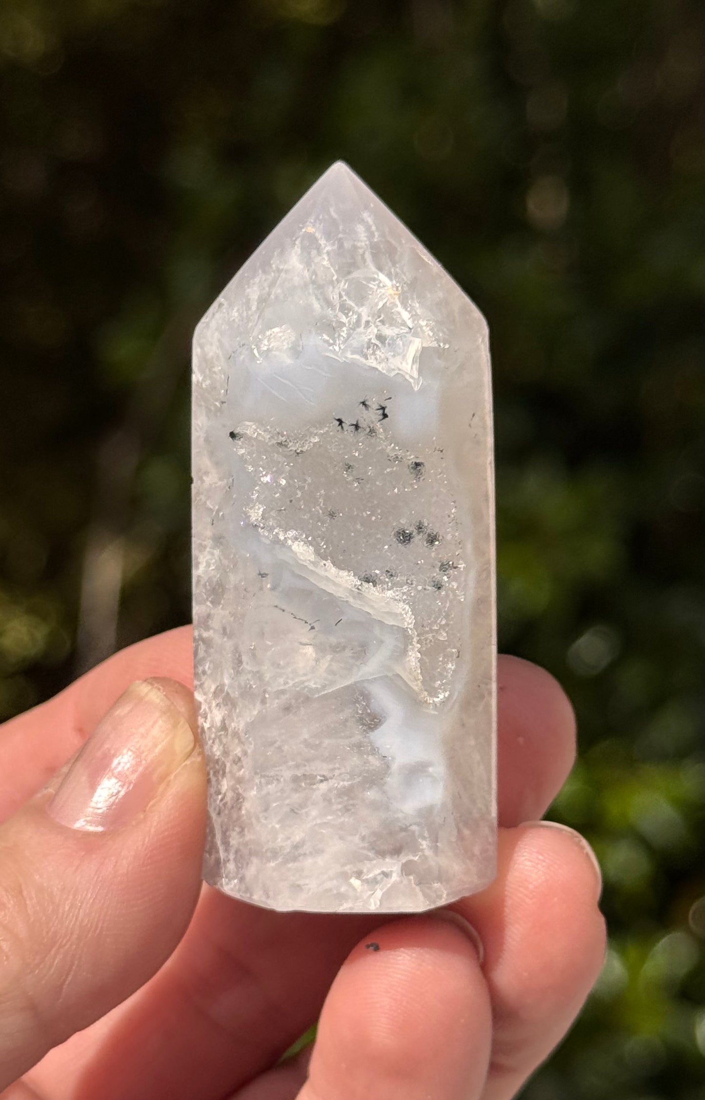 Druzy Agate Obelisk 3