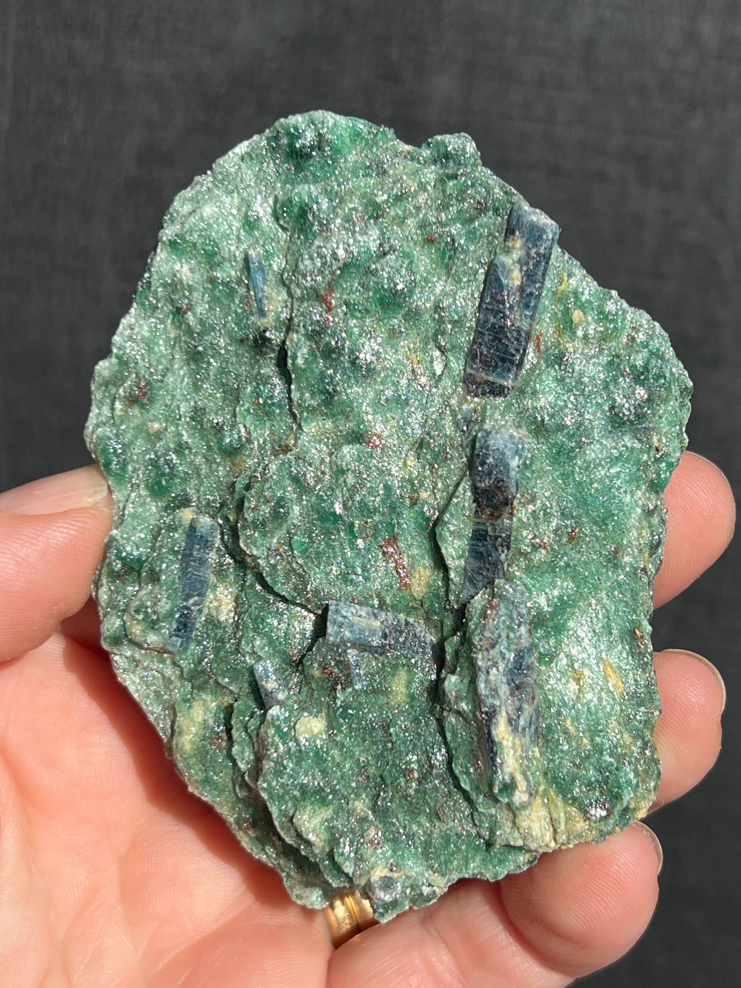Fuchsite with Kyanite