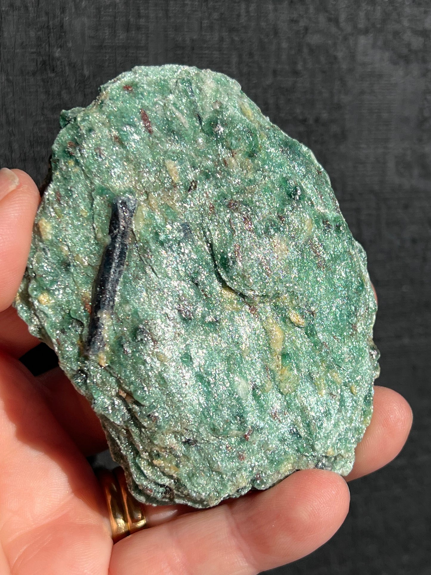 Fuchsite with Kyanite