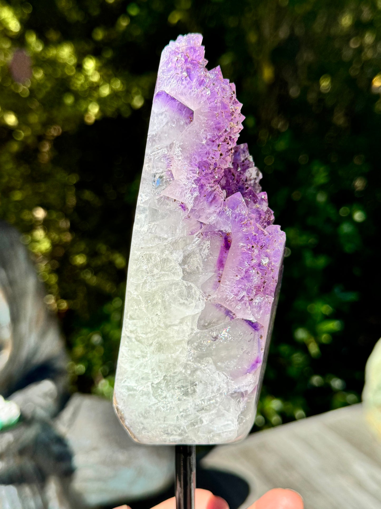 Amethyst Cluster On a stand