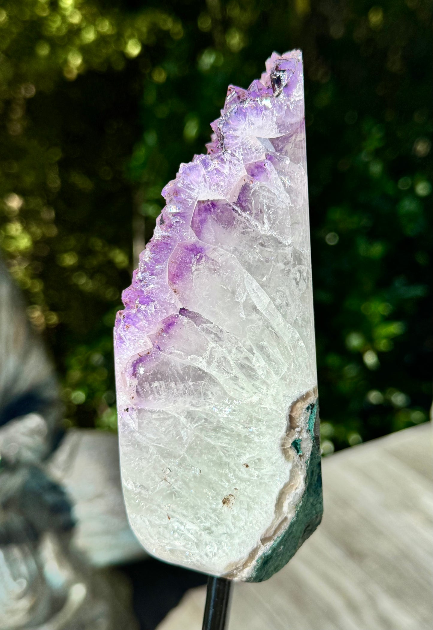 Amethyst Cluster On a stand