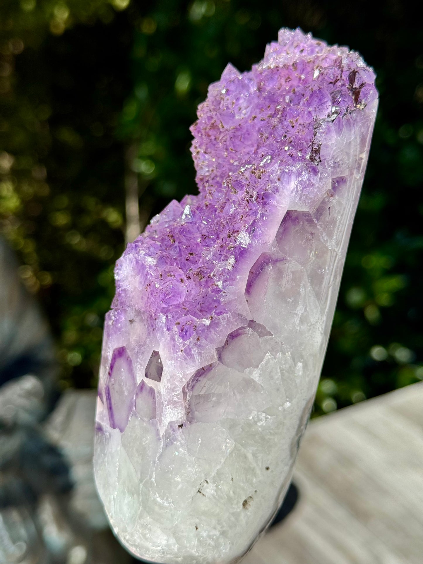 Amethyst Cluster On a stand