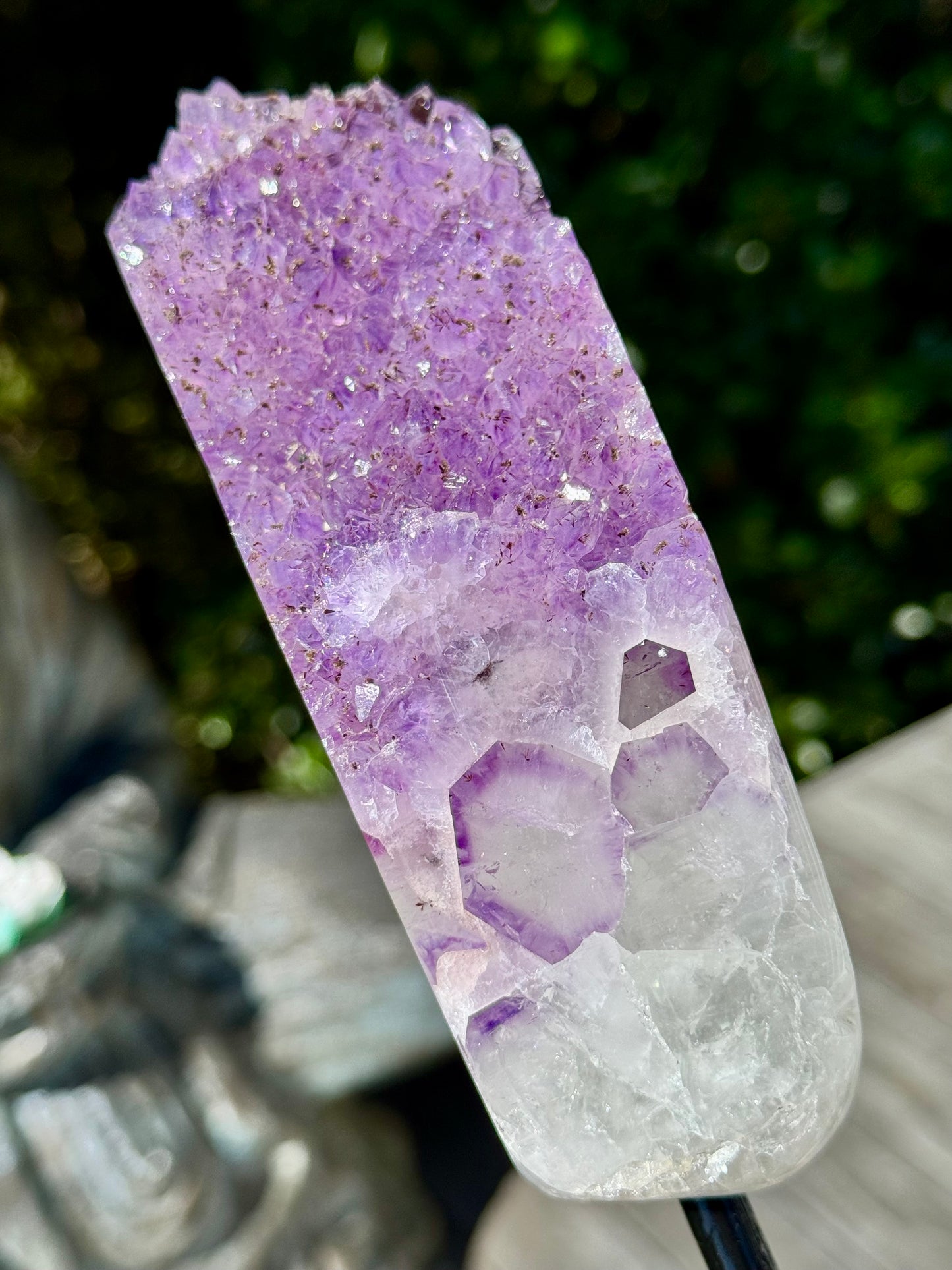 Amethyst Cluster On a stand