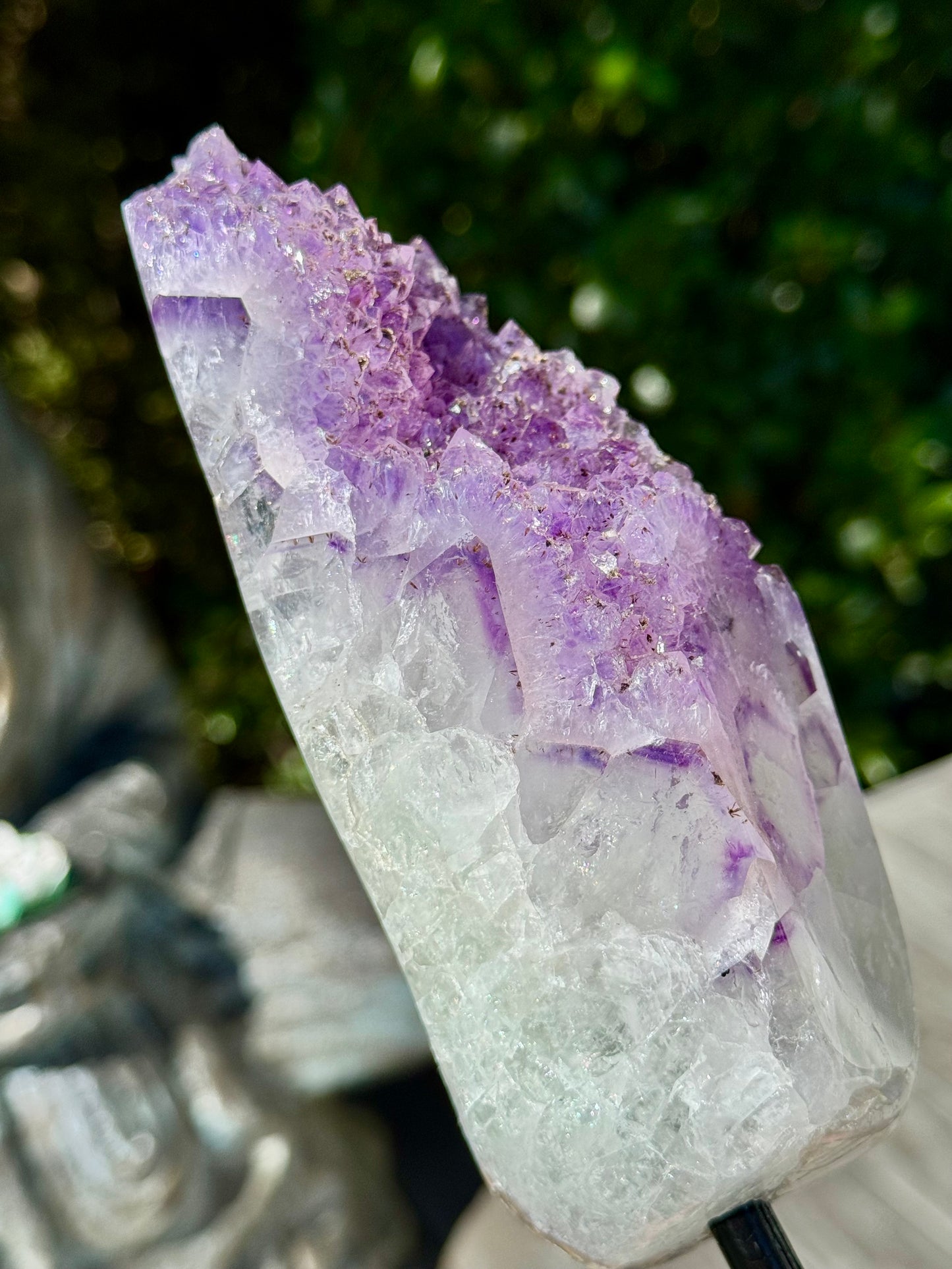 Amethyst Cluster On a stand