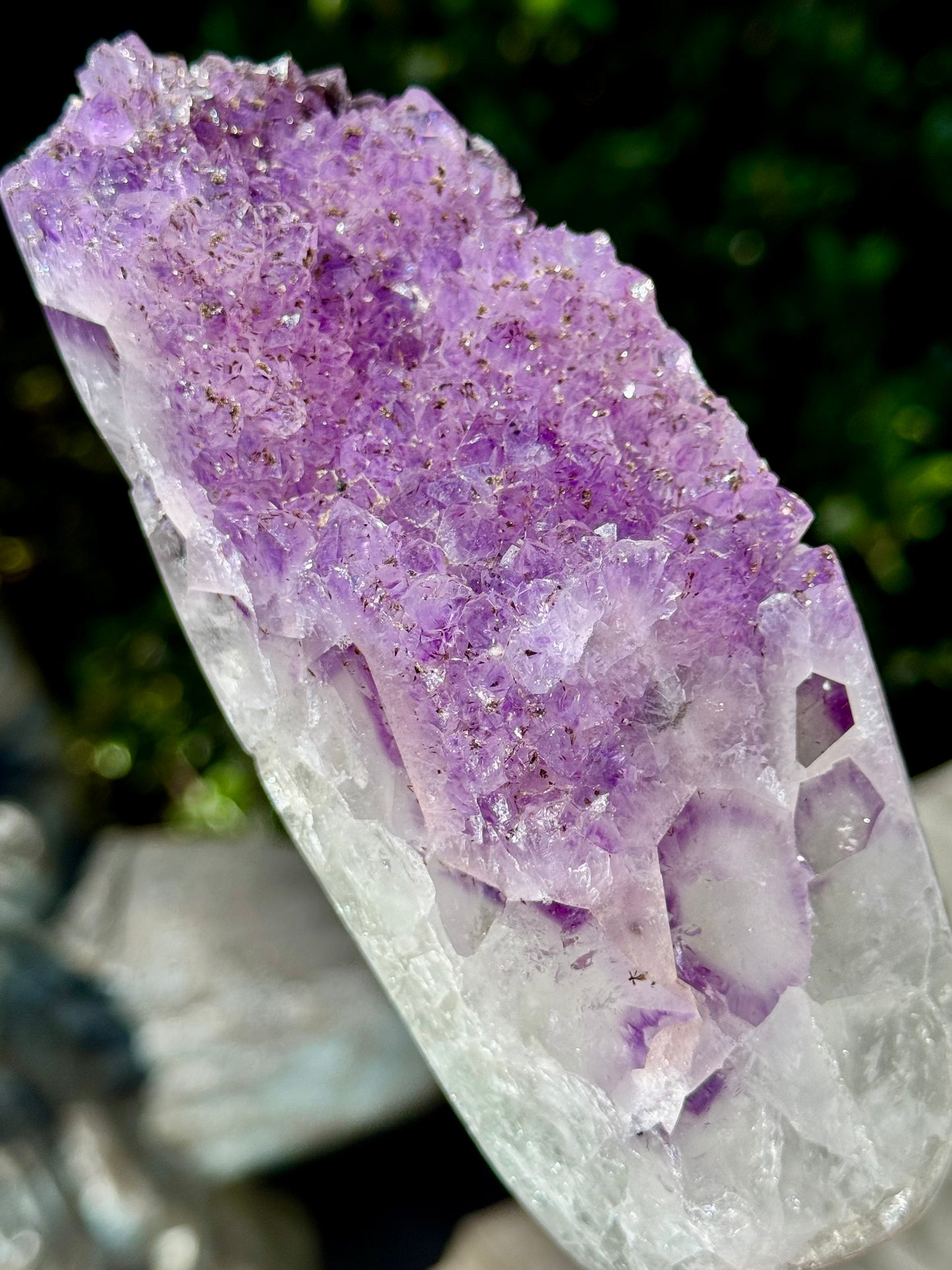 Amethyst Cluster On a stand