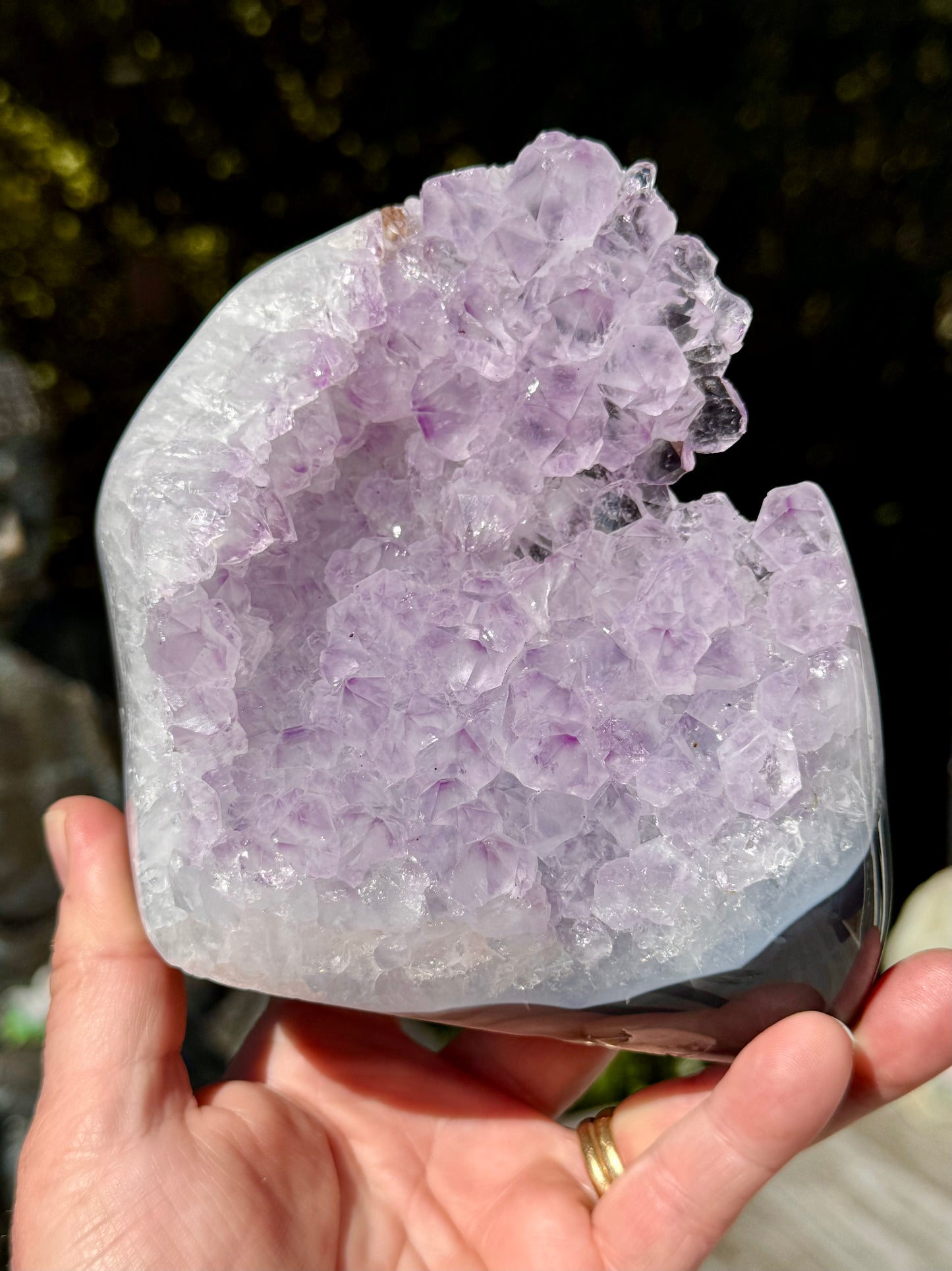 Amethyst and Agate Cluster