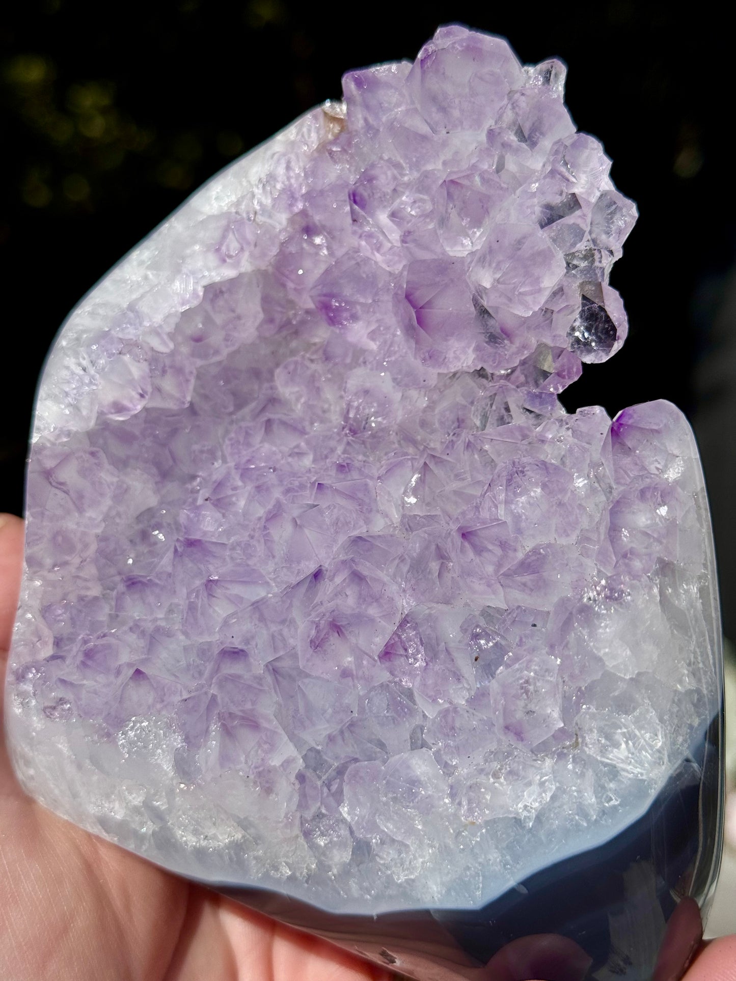 Amethyst and Agate Cluster