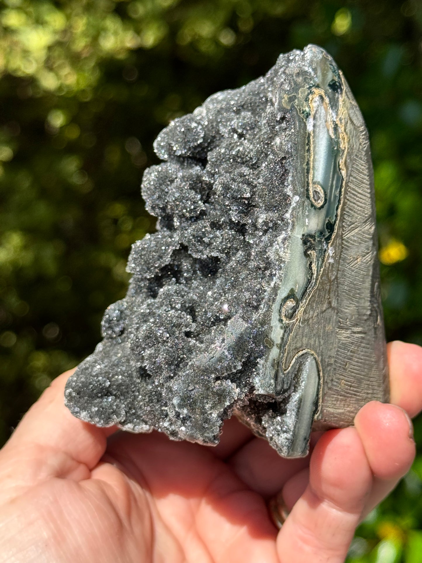 Black Amethyst Free form