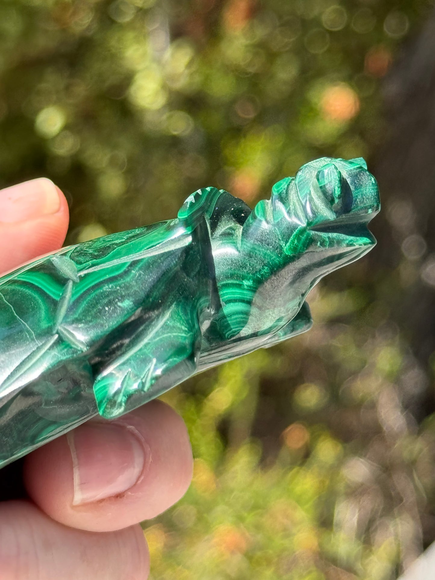 Malachite Carved Turtle