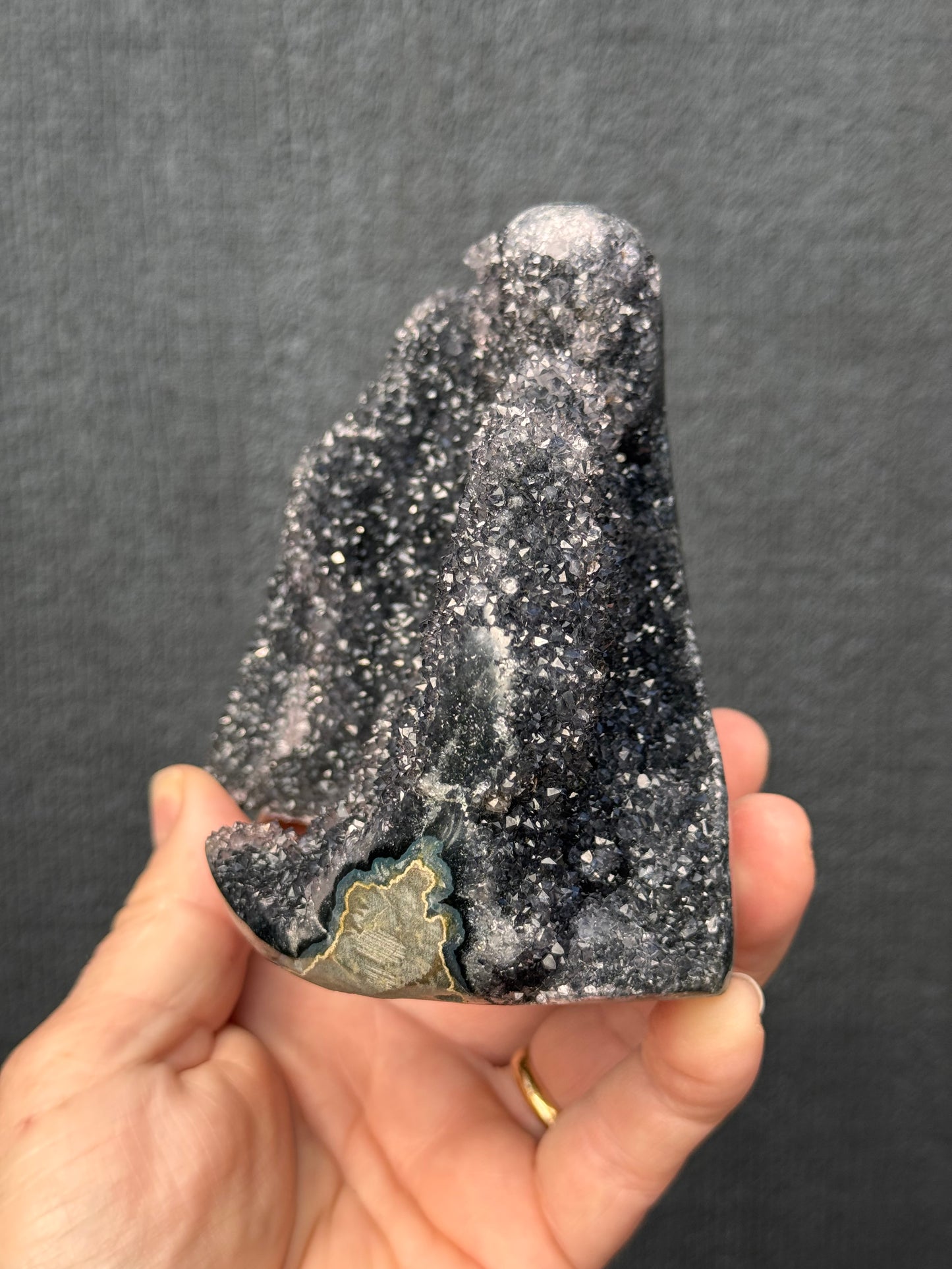 Black Amethyst cut base 6