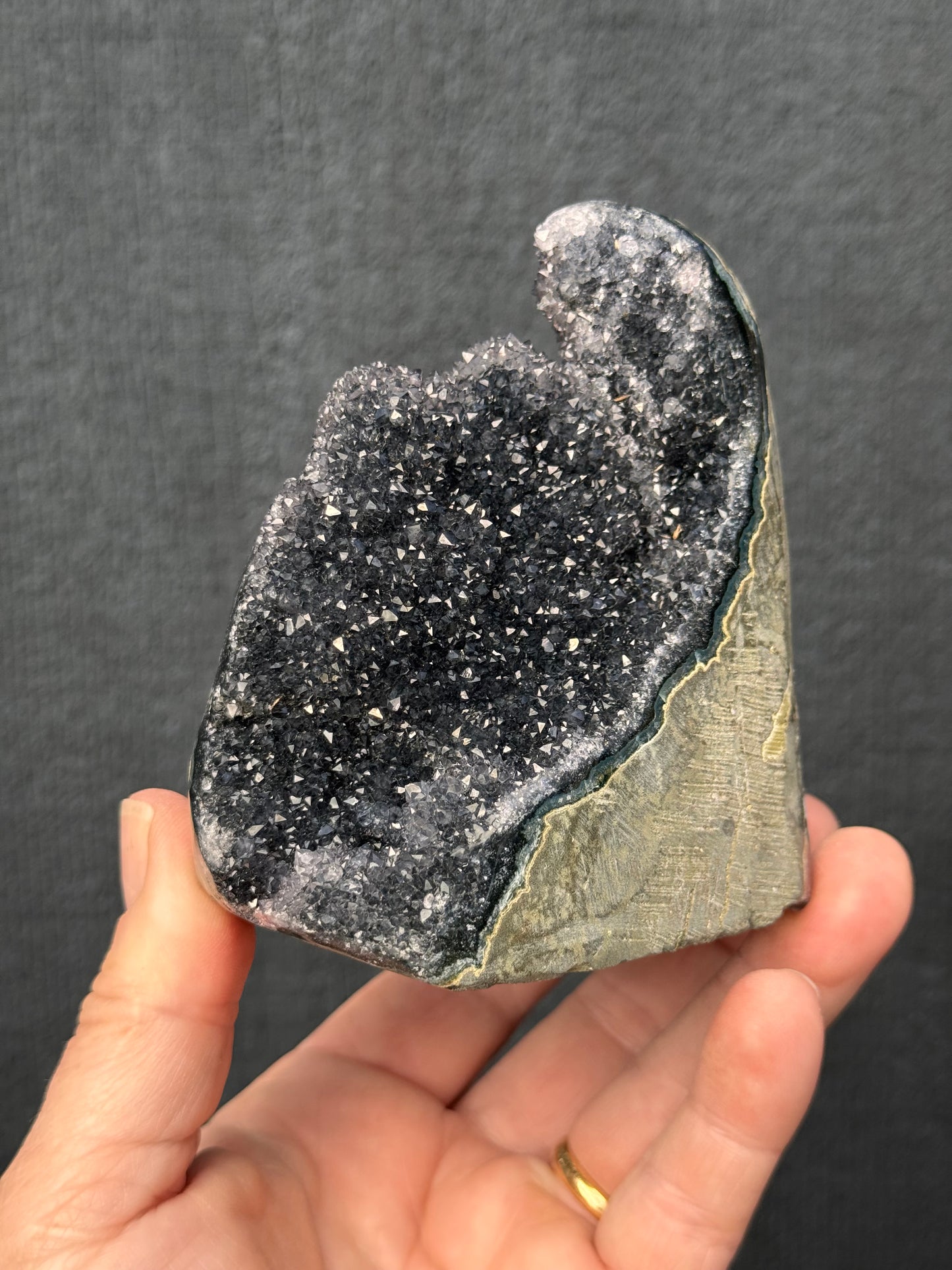 Black Amethyst cut base 6