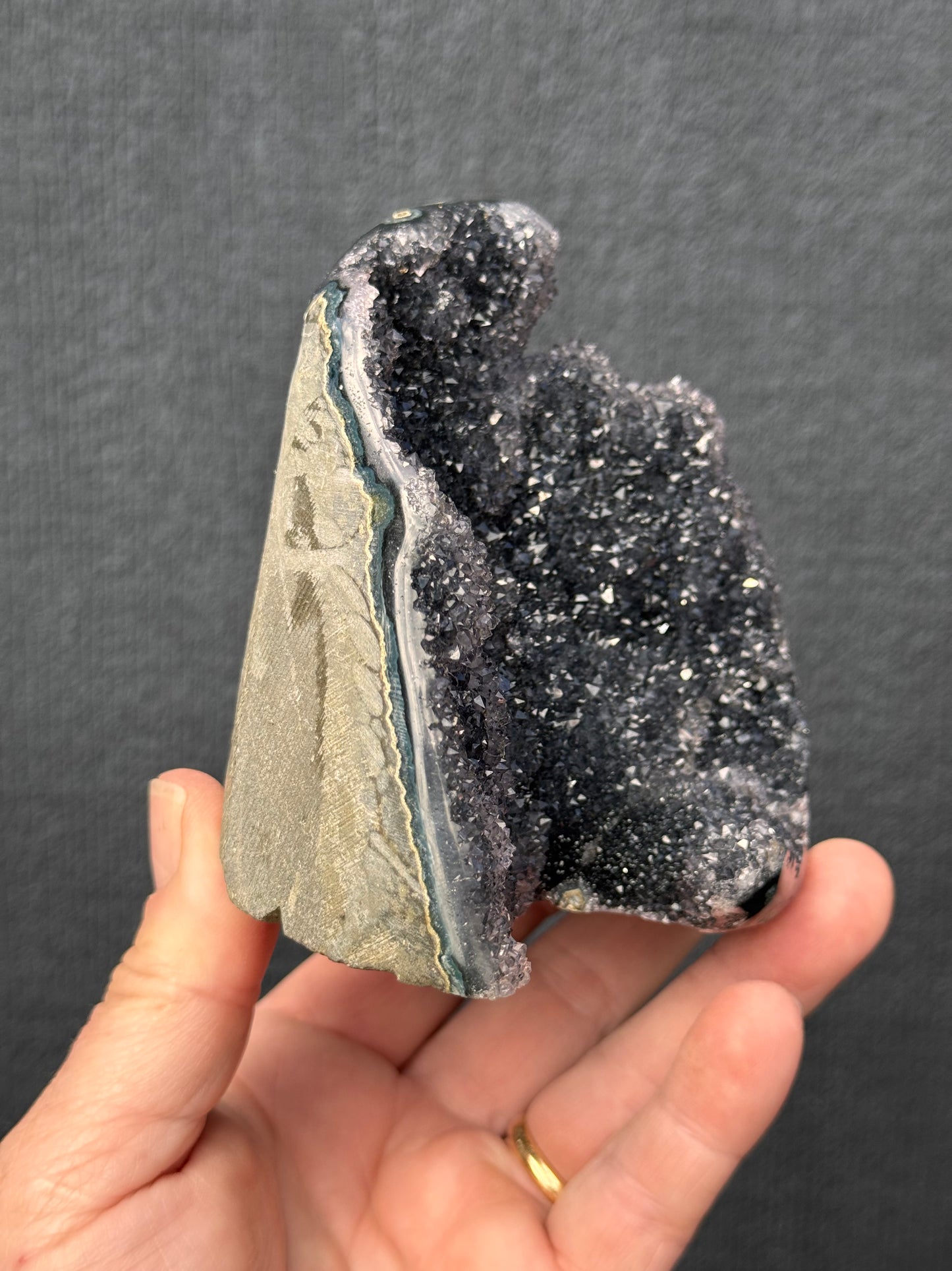 Black Amethyst cut base 6