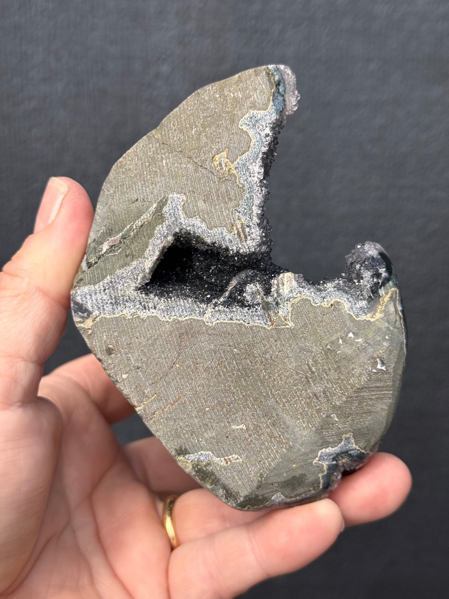 Black Amethyst cut base 6