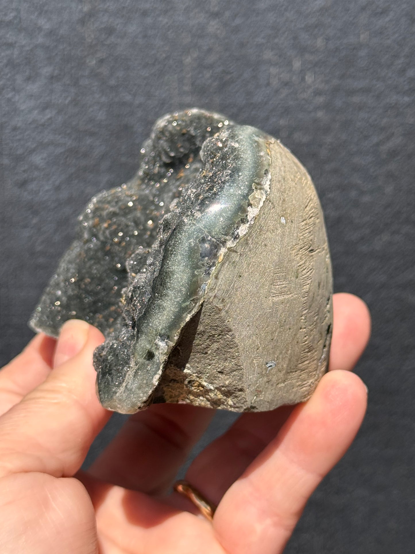 Black Amethyst cut base 9