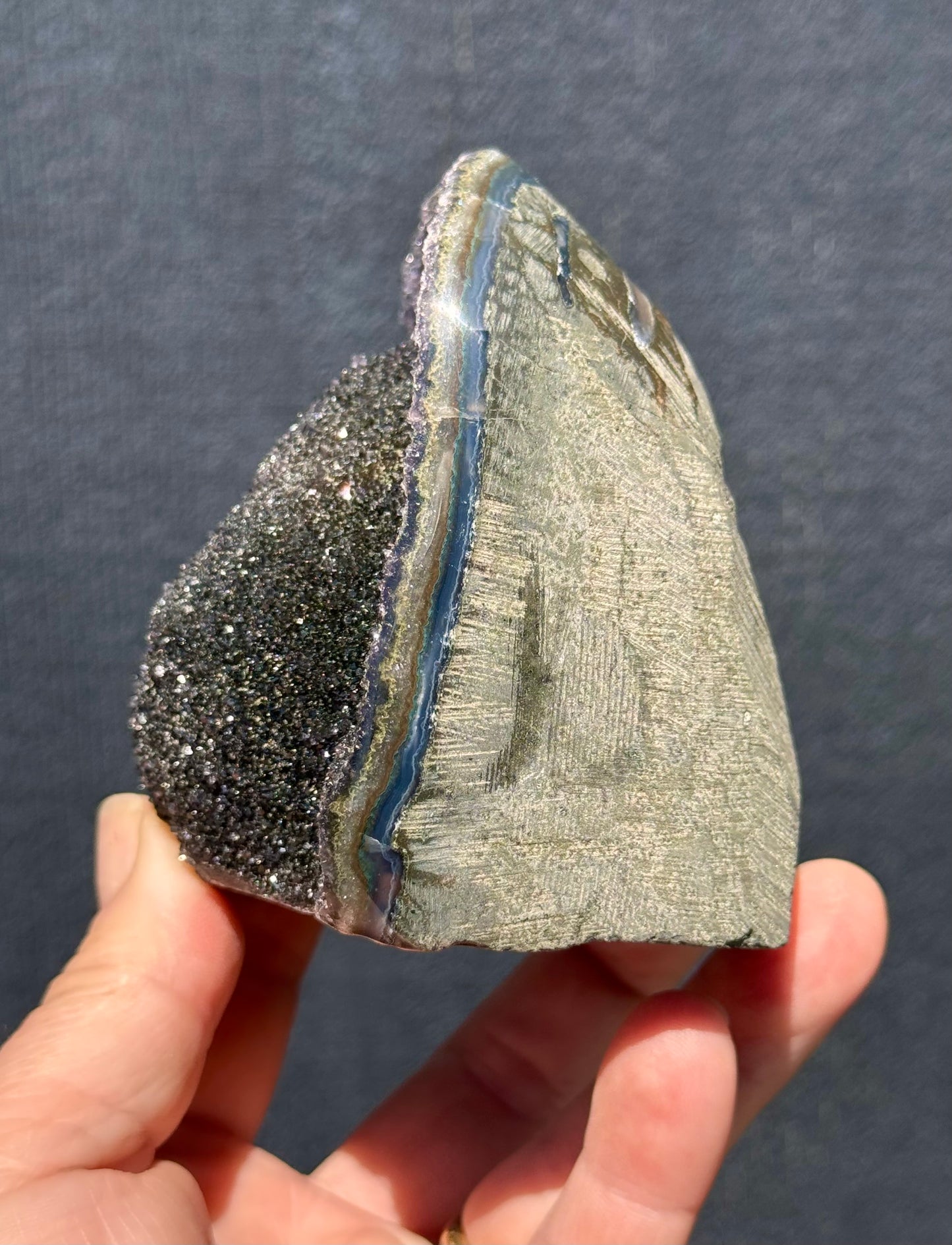 Black Amethyst cut base 8