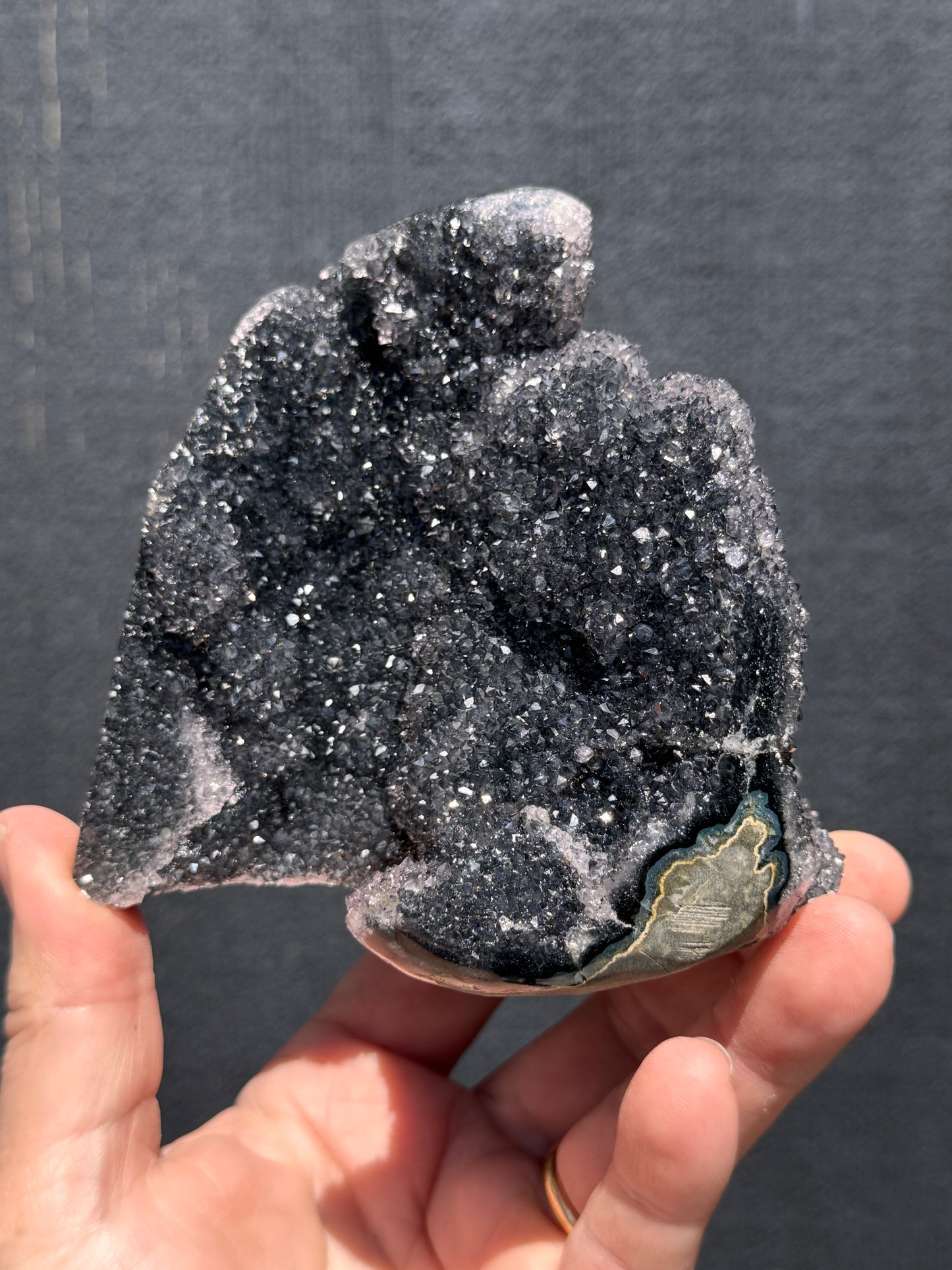 Black Amethyst cut base 6