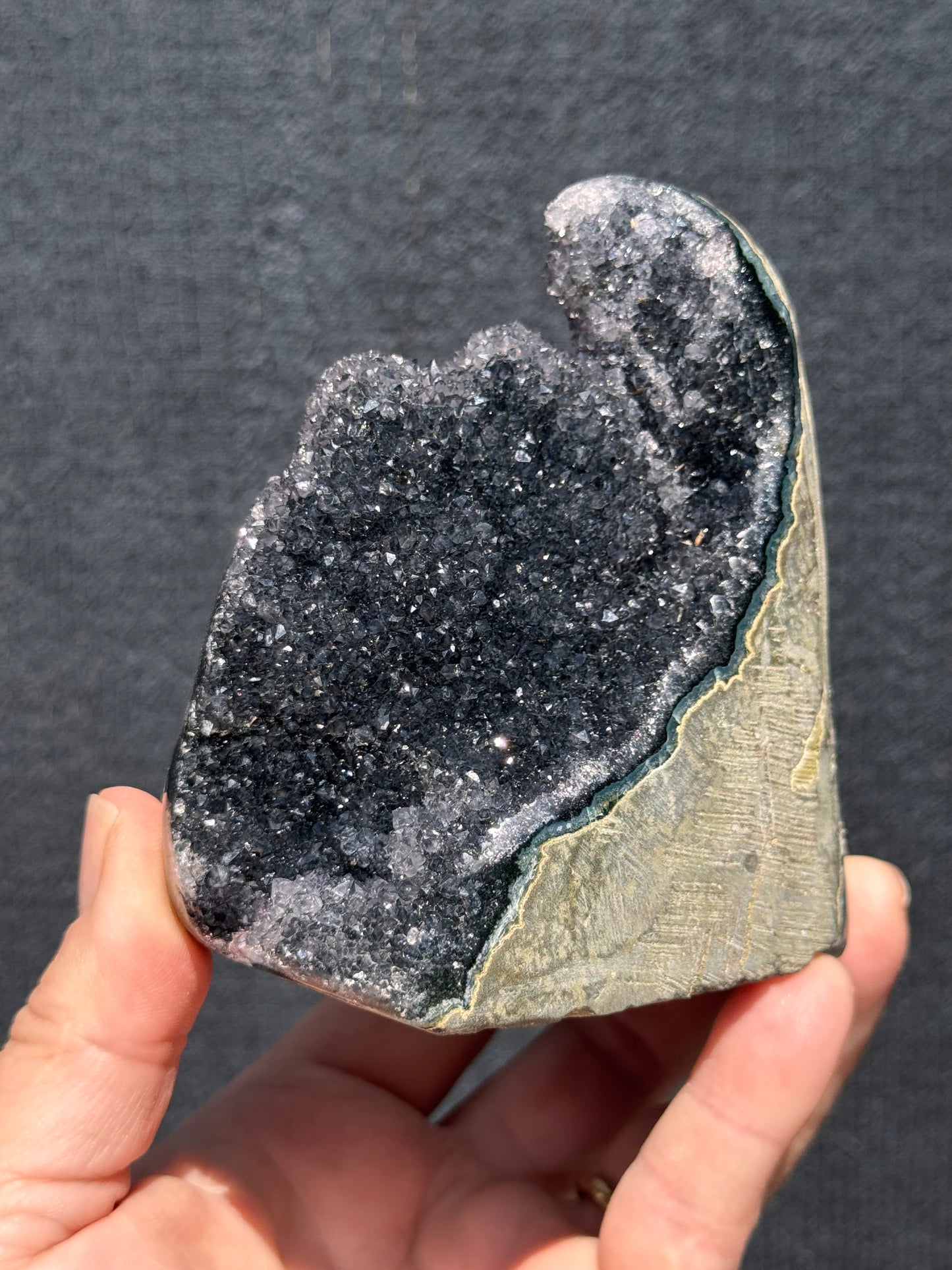 Black Amethyst cut base 6