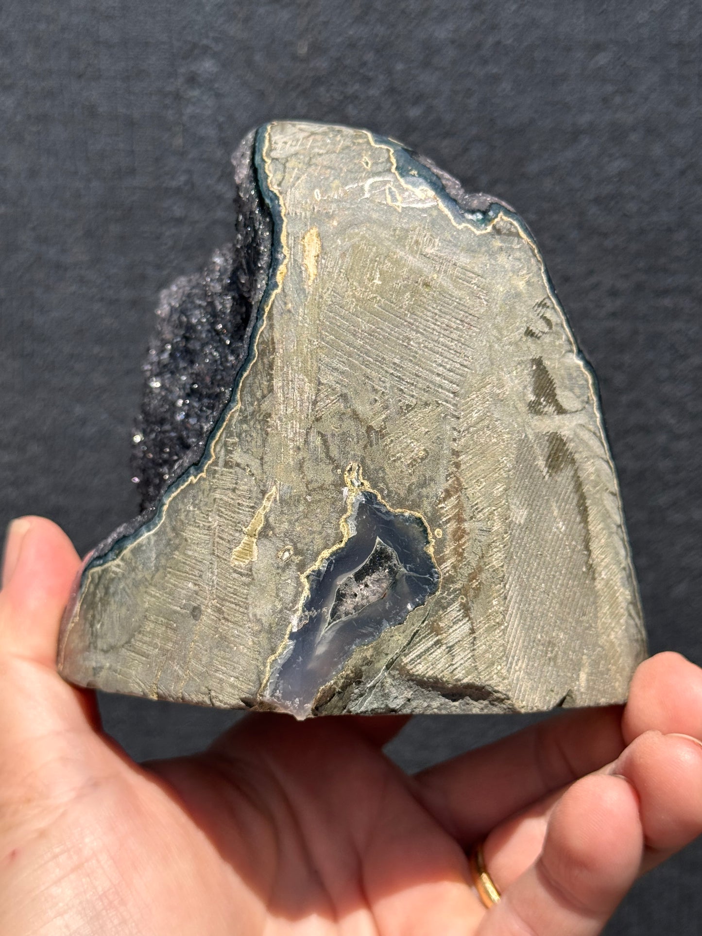 Black Amethyst cut base 6