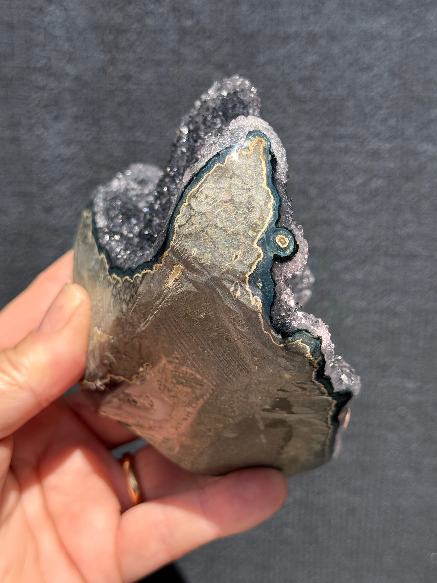 Black Amethyst cut base 6
