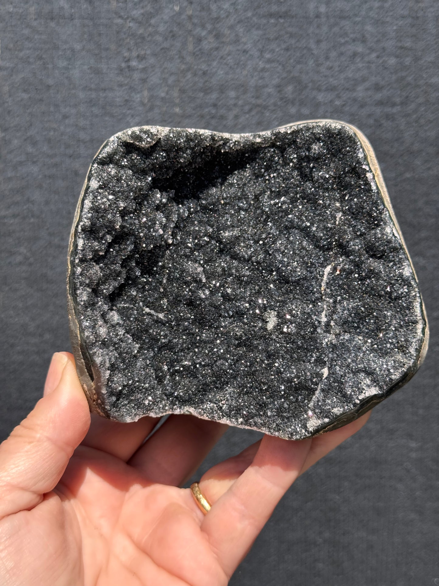 Black Amethyst cut base 7