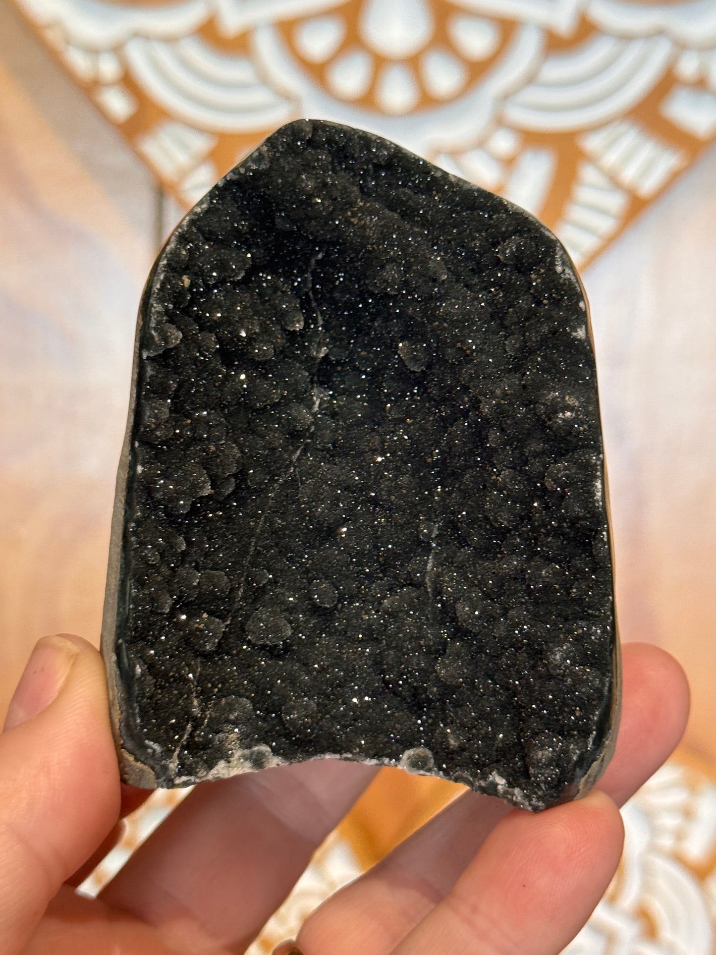 Black Amethyst Cut Base