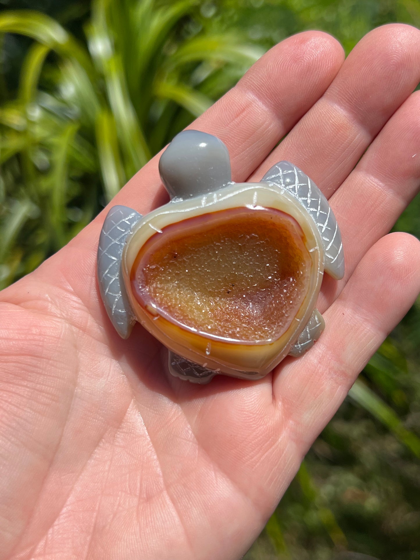 Agate Geode Turtle