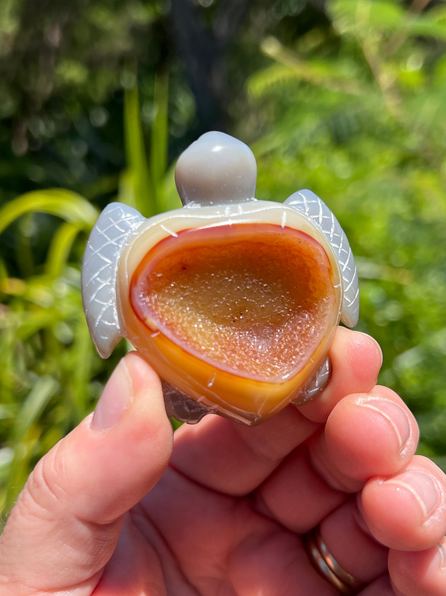 Agate Geode Turtle