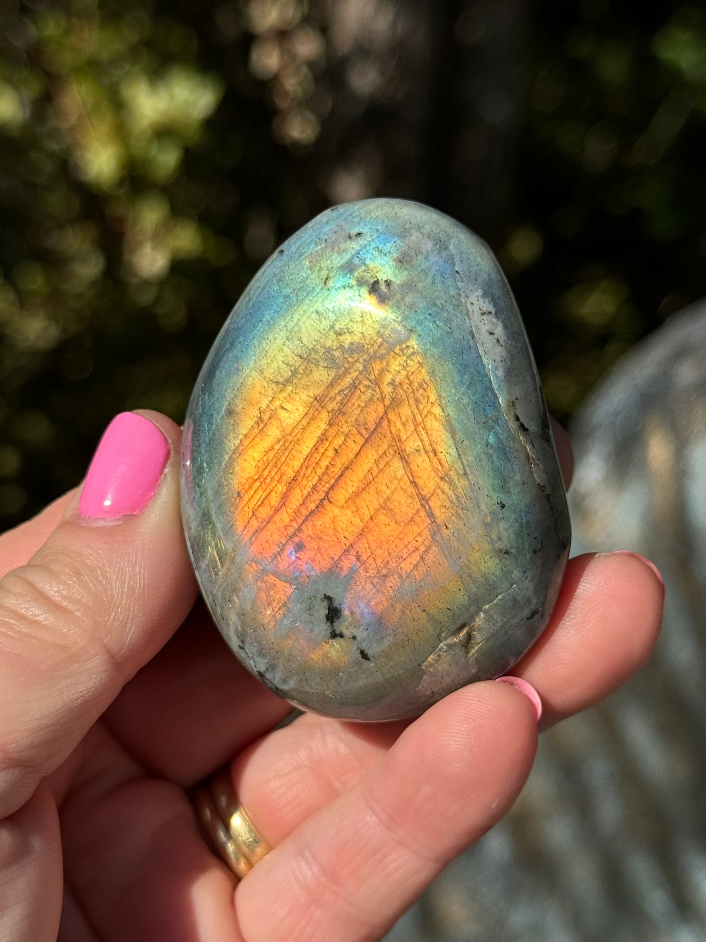 Labradorite Palm Stone