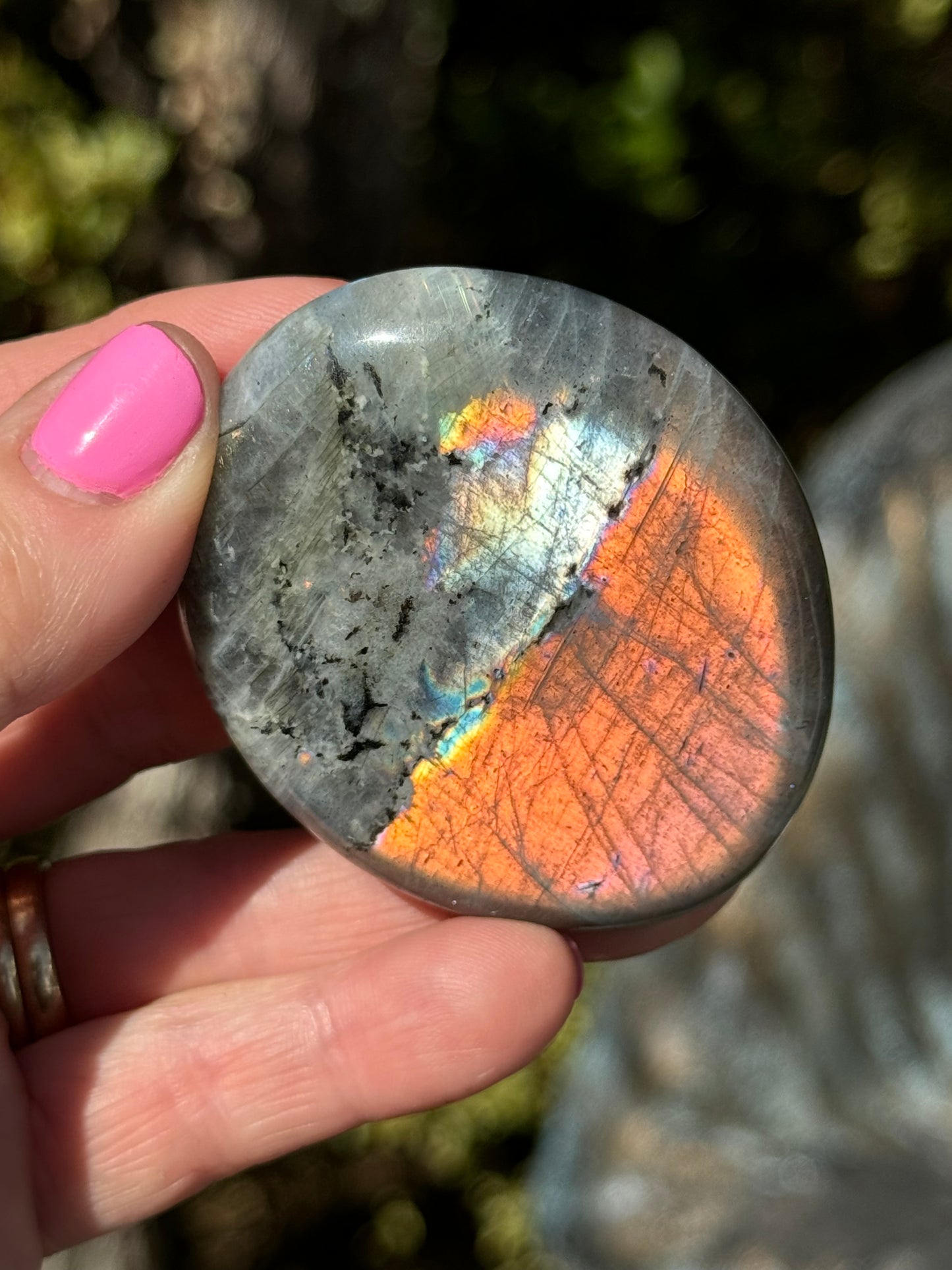 Labradorite Palm Stone