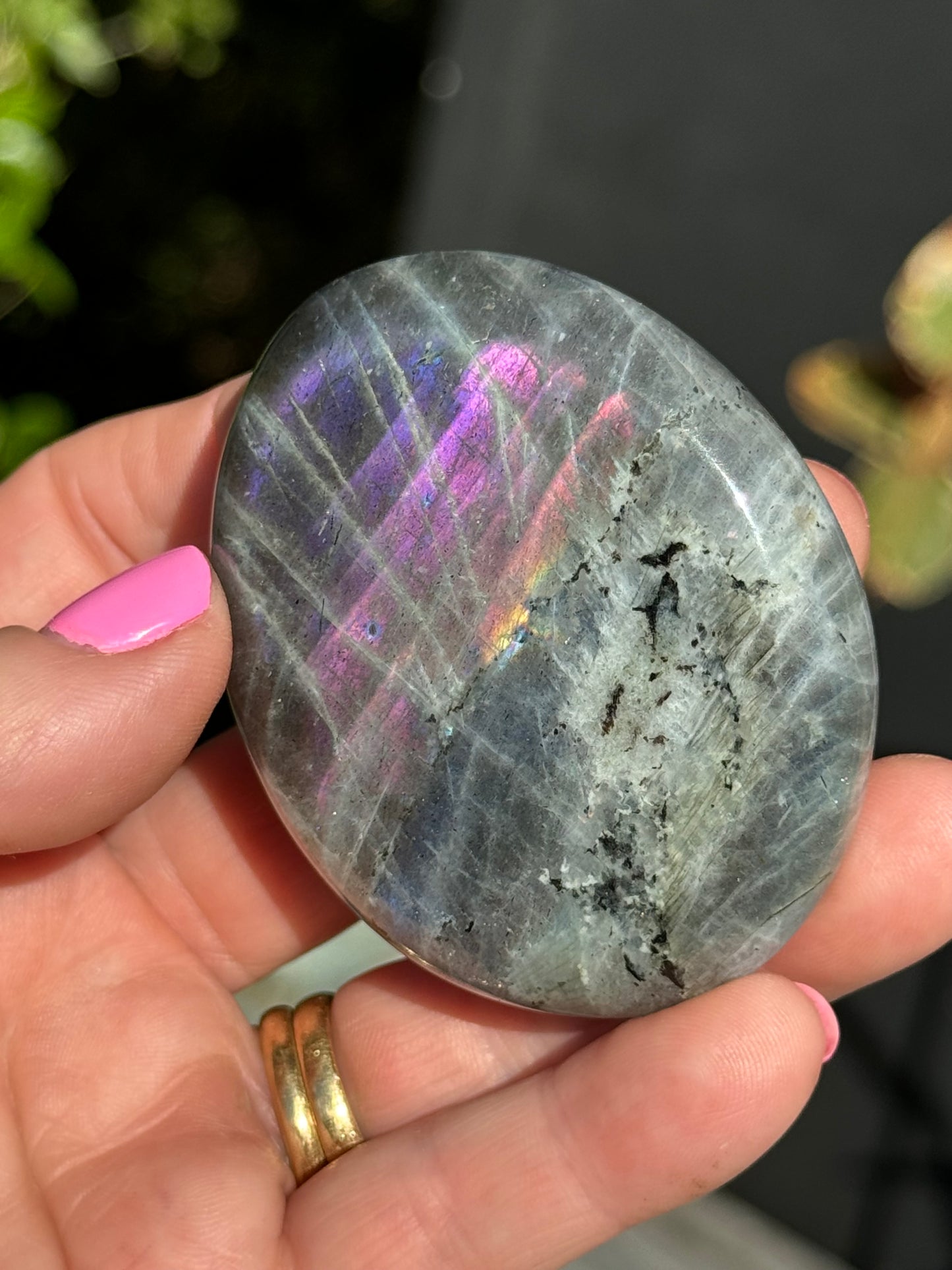 Labradorite Palm Stone