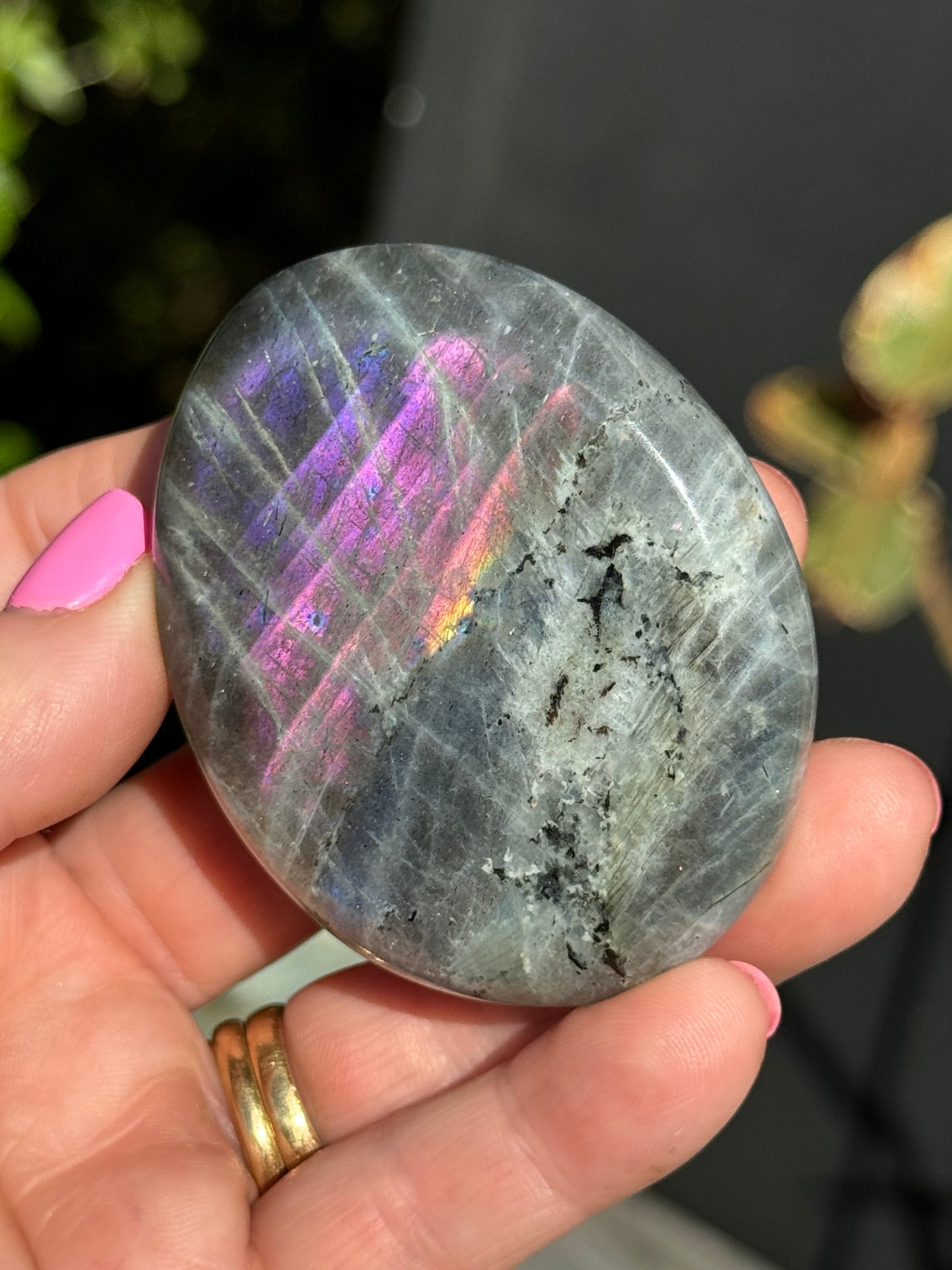 Labradorite Palm Stone