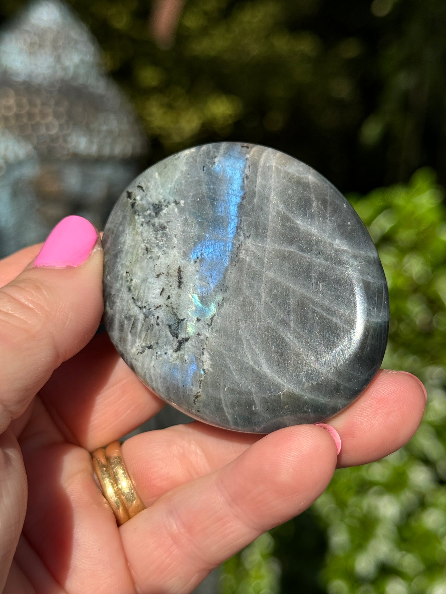 Labradorite Palm Stone